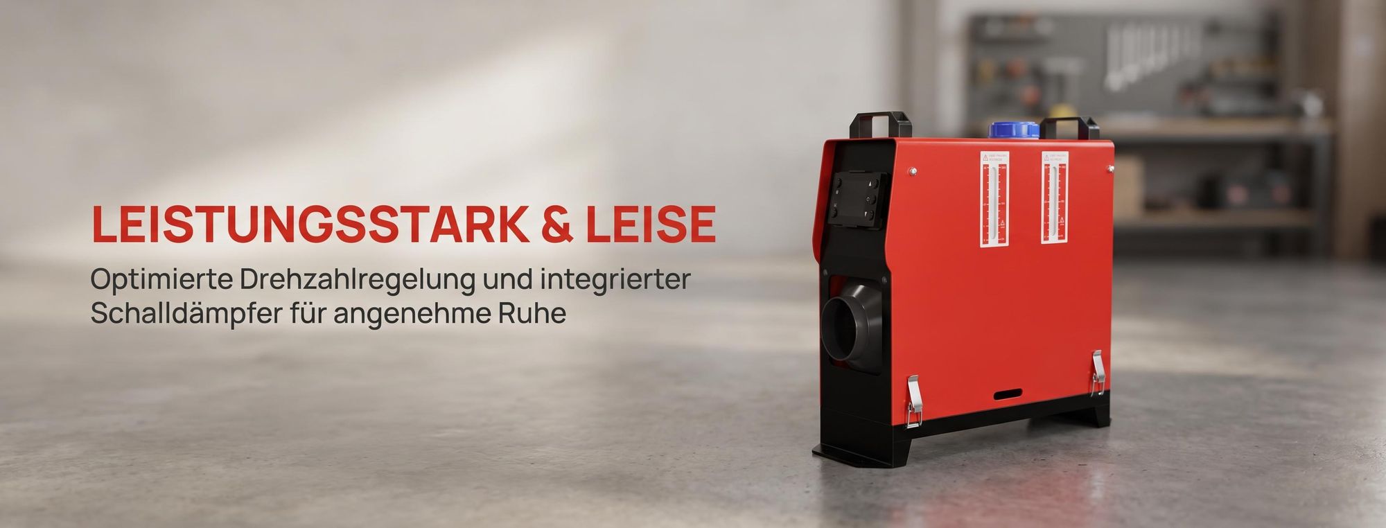 LARS360 Diesel-Lüfterheizer 8KW 12V, Dieselheizung mit LCD, Fernbedienung & 5L Tank – Heizgerät für Camping, Werkstatt, Lager & Innenraum,Typ C