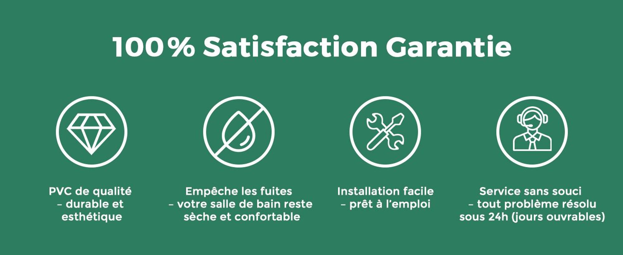 S'AFIELINA Joint de rechange Déflecteur d'eau Joint de douche Protection anti-vibrations Cabine de douche Bain 4-6mm verre 100cm