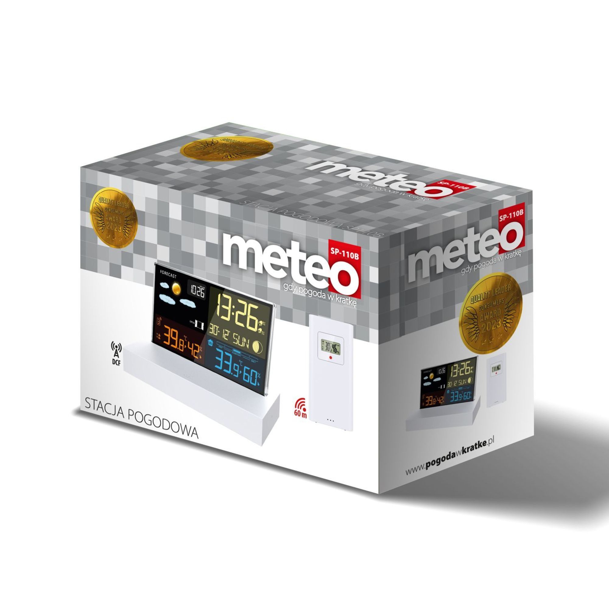 METEO SP110B Wetterstation mit DCF, weiß