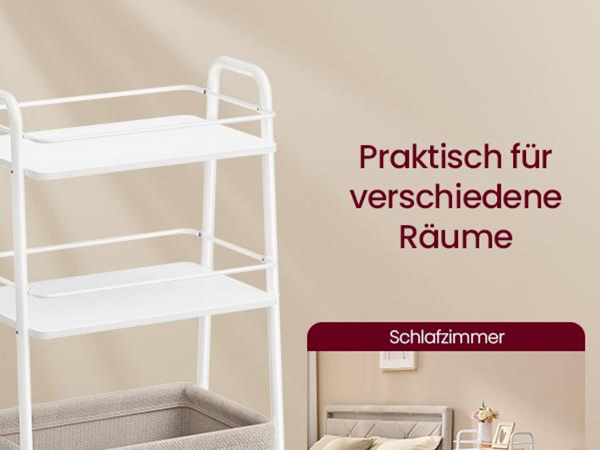 Praktisch für verschiedene Räume
