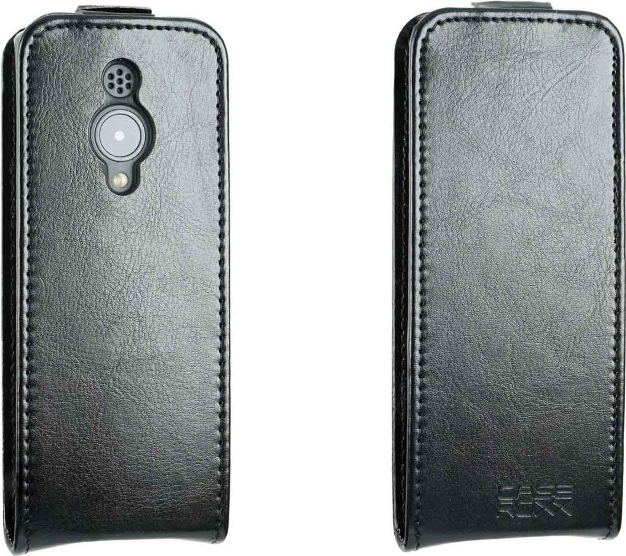 caseroxx Schutz Tasche Hülle Flip Cover kompatibel mit Nokia 150 (2023), Smartphone Tasche Flip Cover in schwarz Bild 1