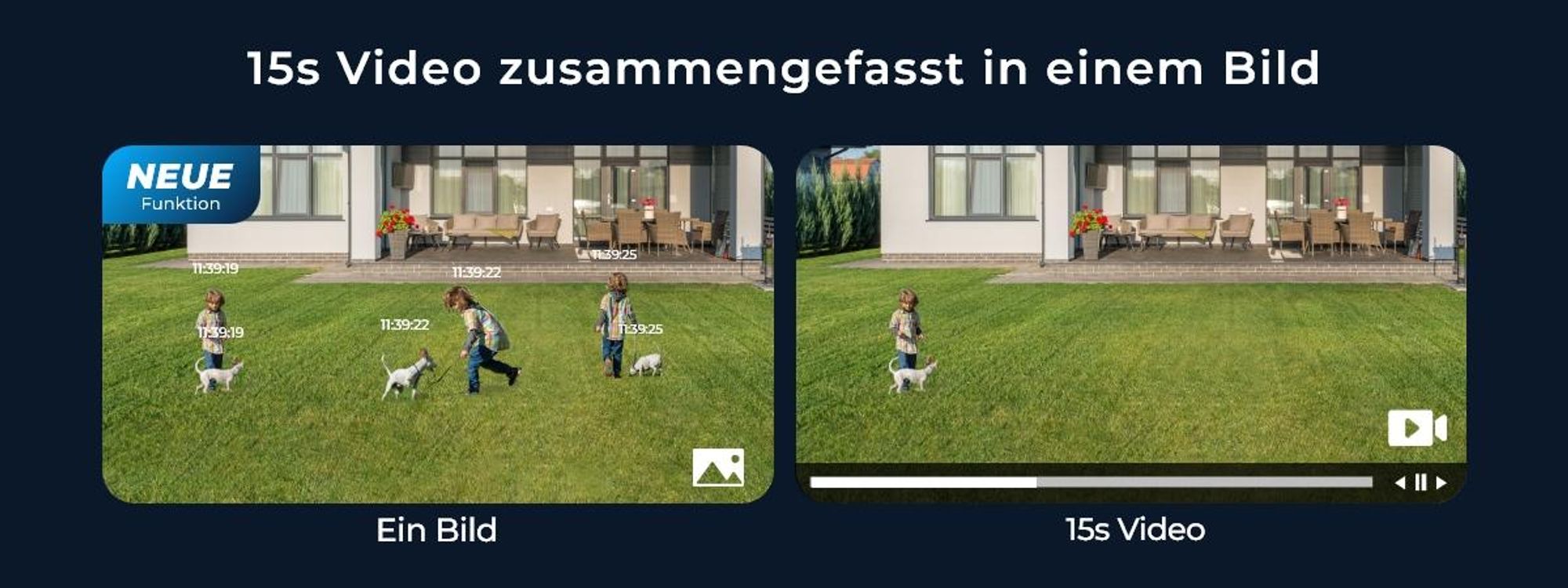 Reolink Duo 3 PoE, 8K 16MP Dual-Objektiv PoE Überwachungskamera, 180° Panorama, Bewegungsspur, Farbnachtsicht, Intelligente Erkennung, 2-Wege-Audio