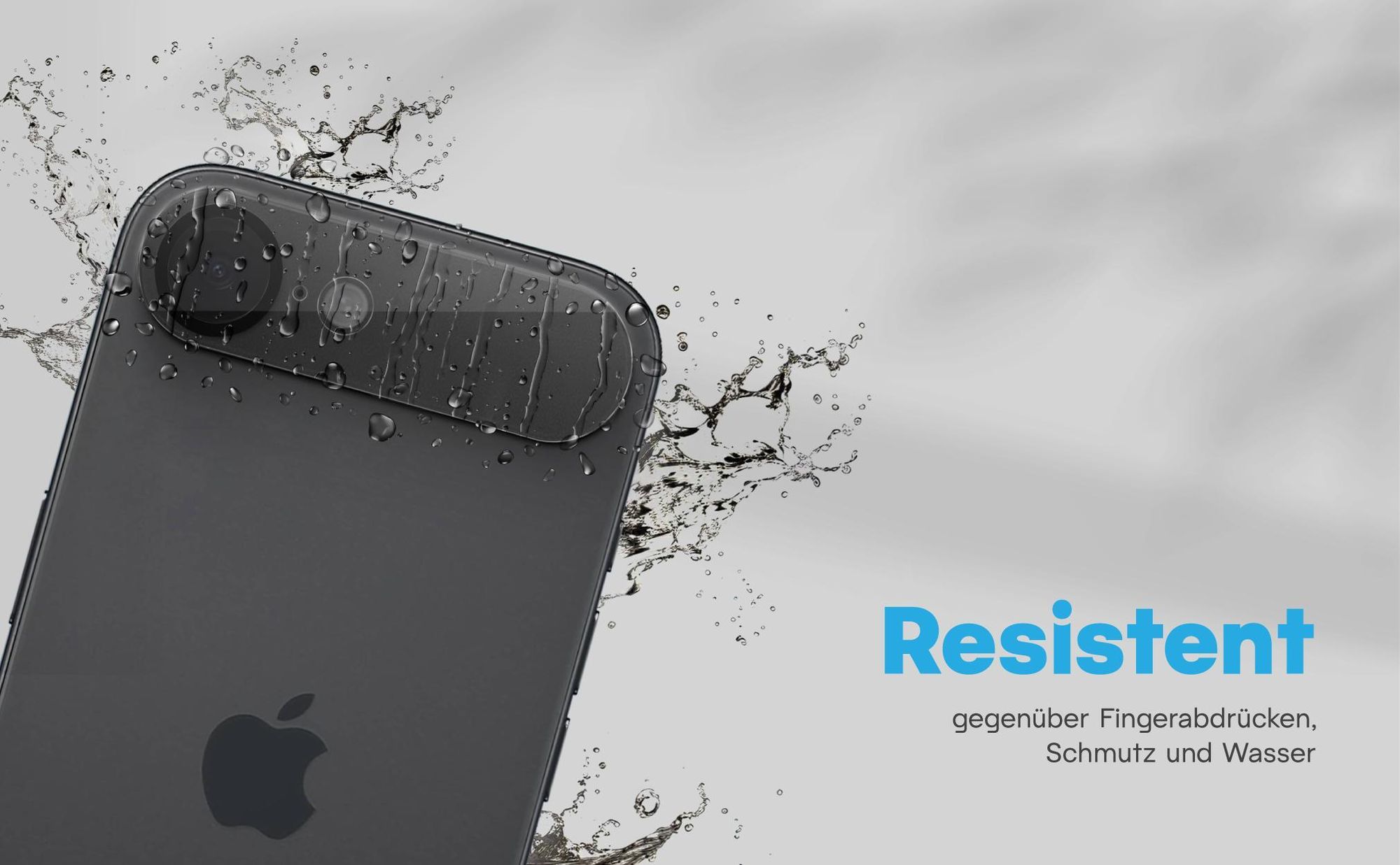 Zweierpack Kameragläser für Apple iPhone 17 Air - Resistent gegen Fingerabdrücke