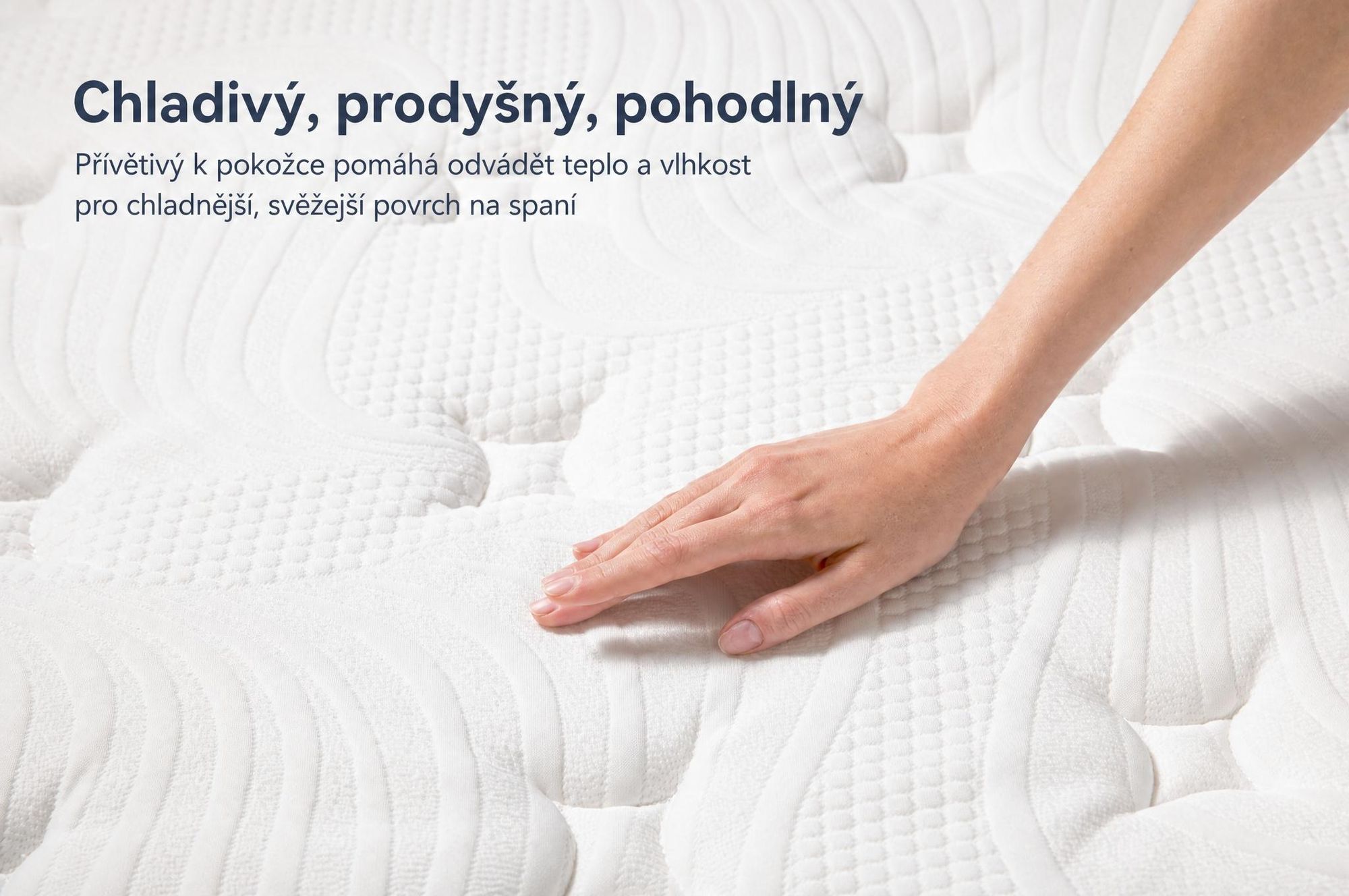 Matrace 90x200 cm, výška 30 cm, s integrovaným topperem, 7zónová kapsičková pružinová matrace H3/H4