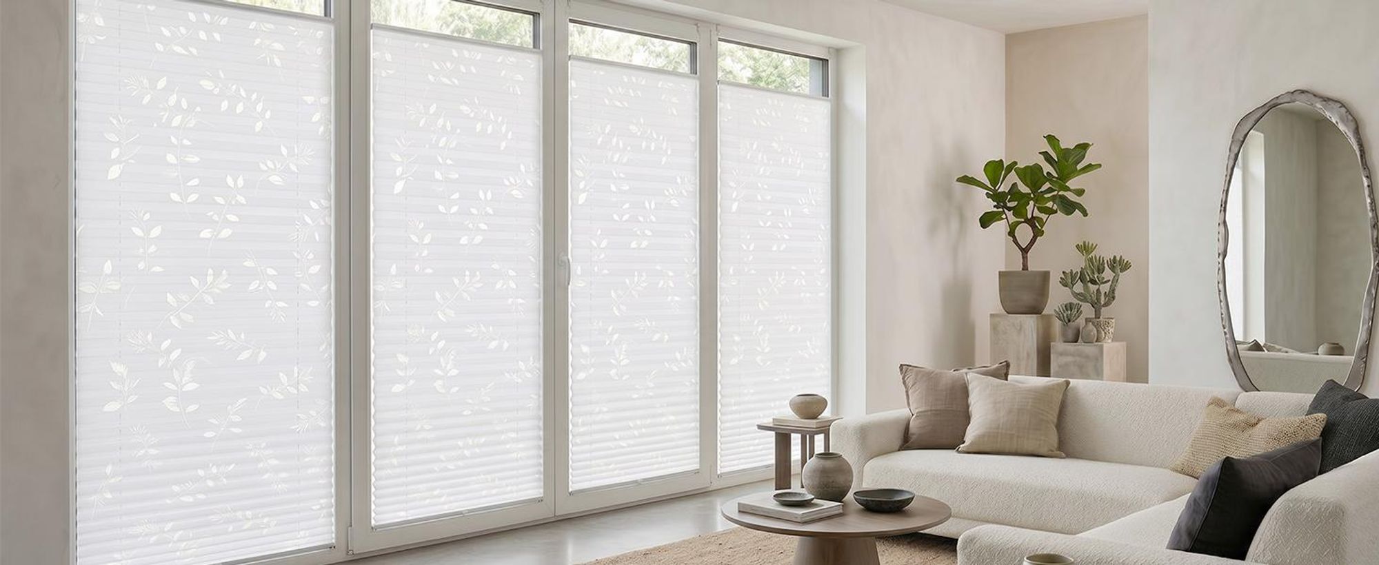 Plissee Klemmfix ohne Bohren 100x120cm Sonnenschutzrollo Verspannt Lichtschutz Faltrollo  Rollos für Fenster und Tür  Weiß