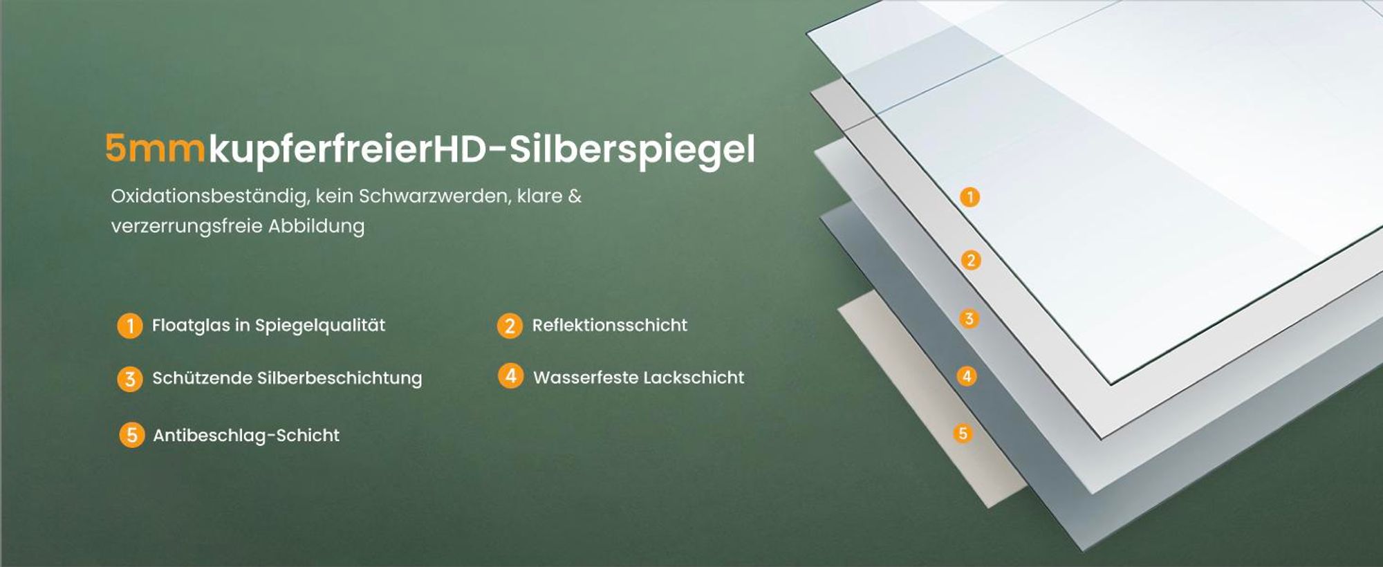 Mai & Mai Wandspiegel Badezimmer Spiegel LED 140x70cm LED Bad-Spiegel mit Touchschalter, Beschlagfrei durch Antifog-Schicht nova-01