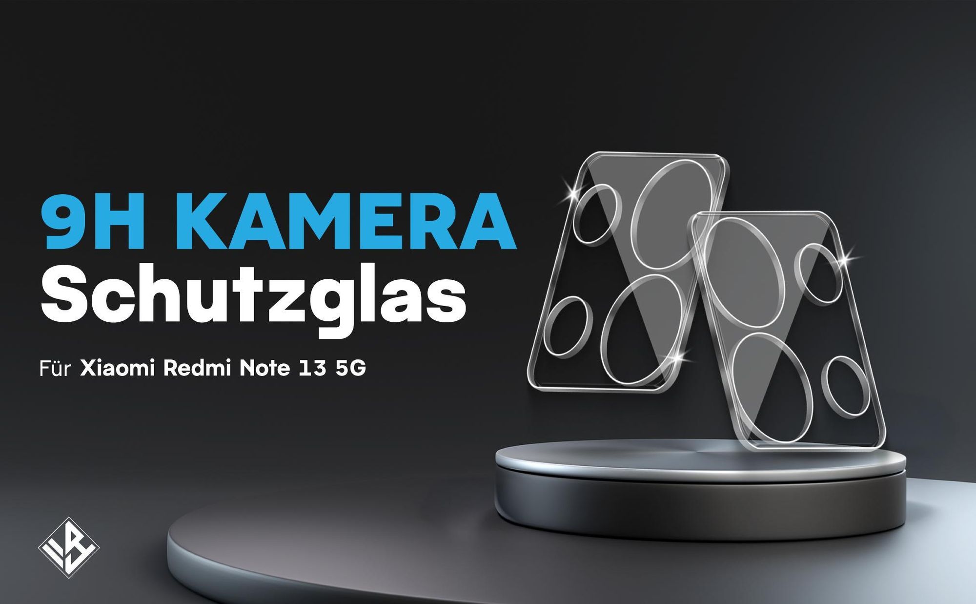 2er Set Kameraschutzglas für Xiaomi Redmi Note 13 5G in 9H Härte