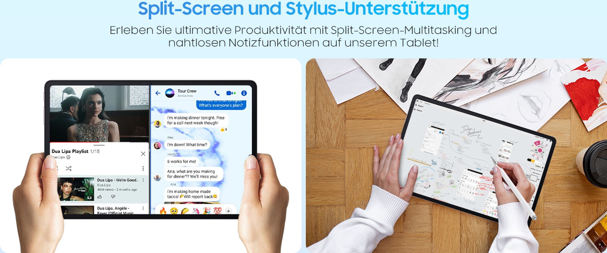 Blackview Tab90 WiFi, 11 Zoll Tablet, Android 15, 12GB( 4+8)RAM+128GB/2TB TF, Octa-core T606, 8200mAh, 5G WiFi, Dual-Kamera 13 MP + 8 MP