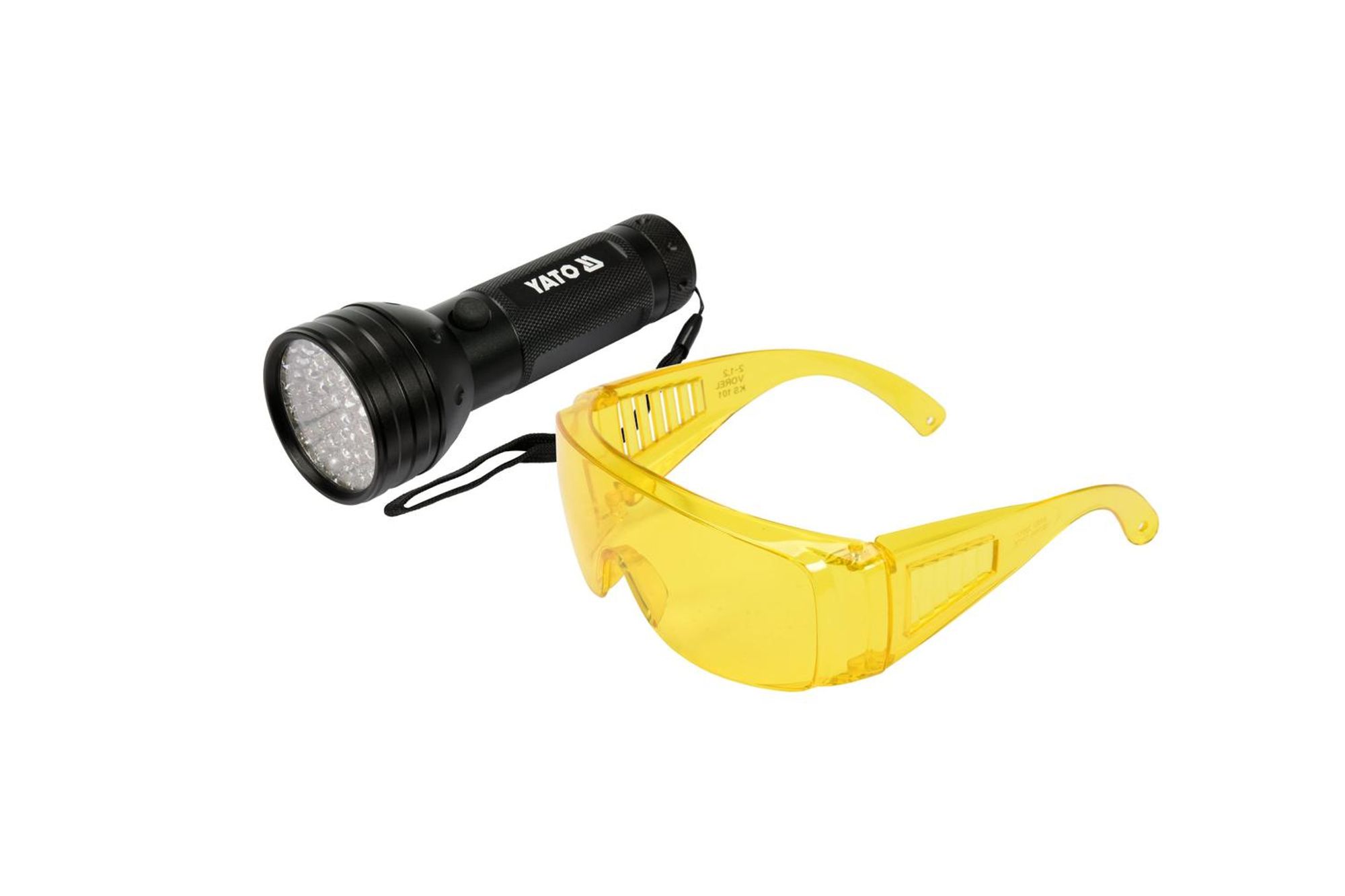 Yato YT-08581, Stirnband-Taschenlampe, Schwarz, Aluminium, Tasten, IP20, III