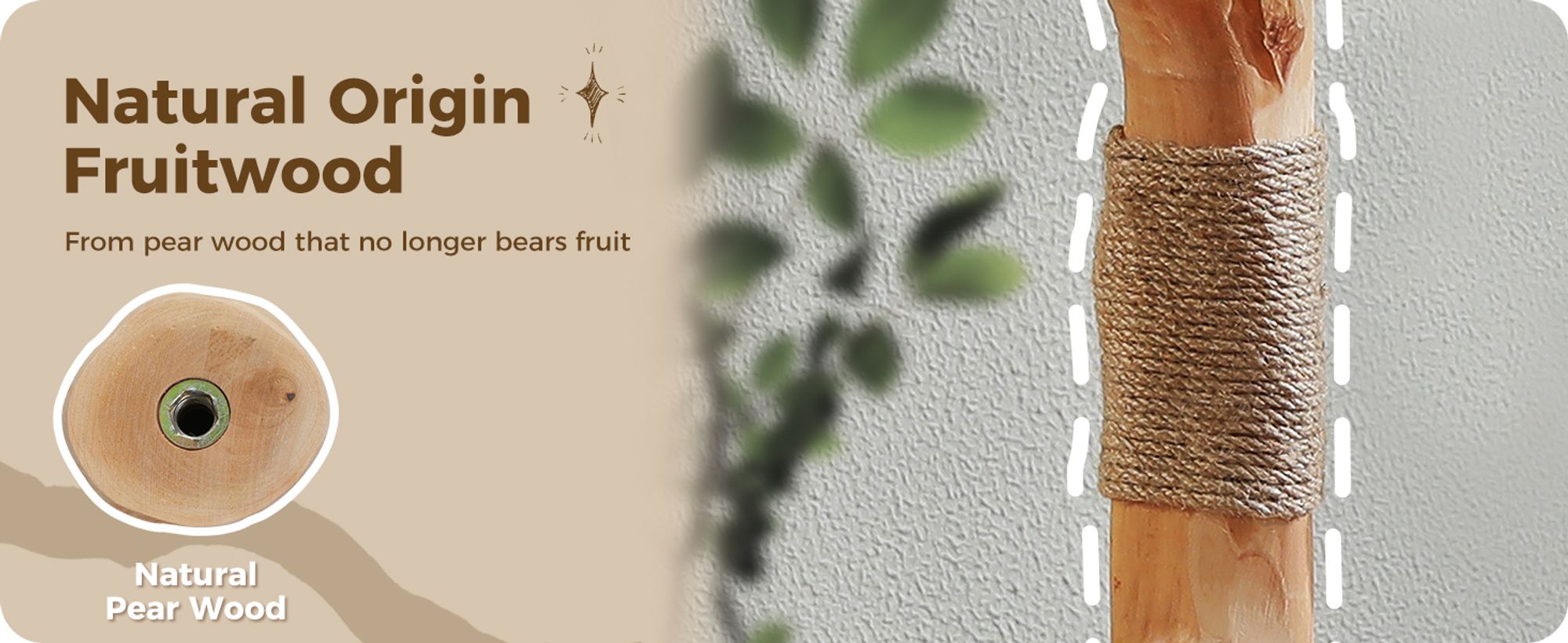 Purpurra Kratzbaum Naturgetreuer Kratzbaum mit Korb, Höhle und Hängematte, 102cm