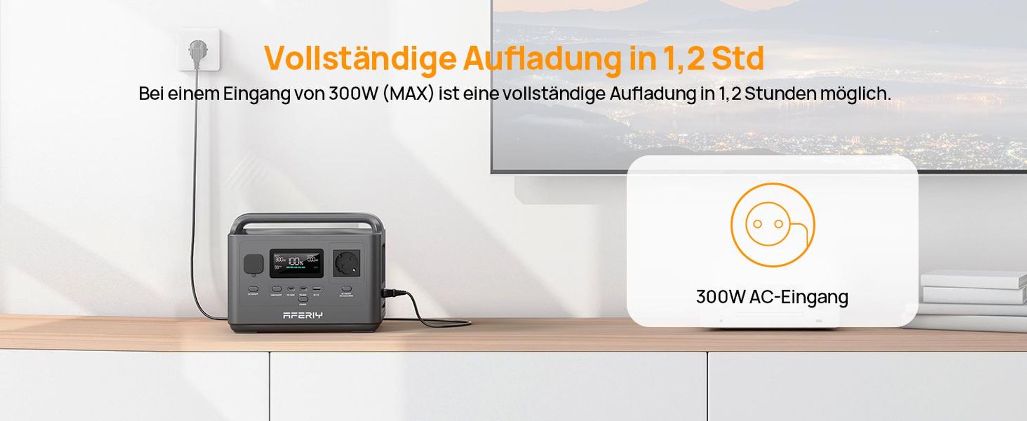 Schnelles Laden 1,2 Std