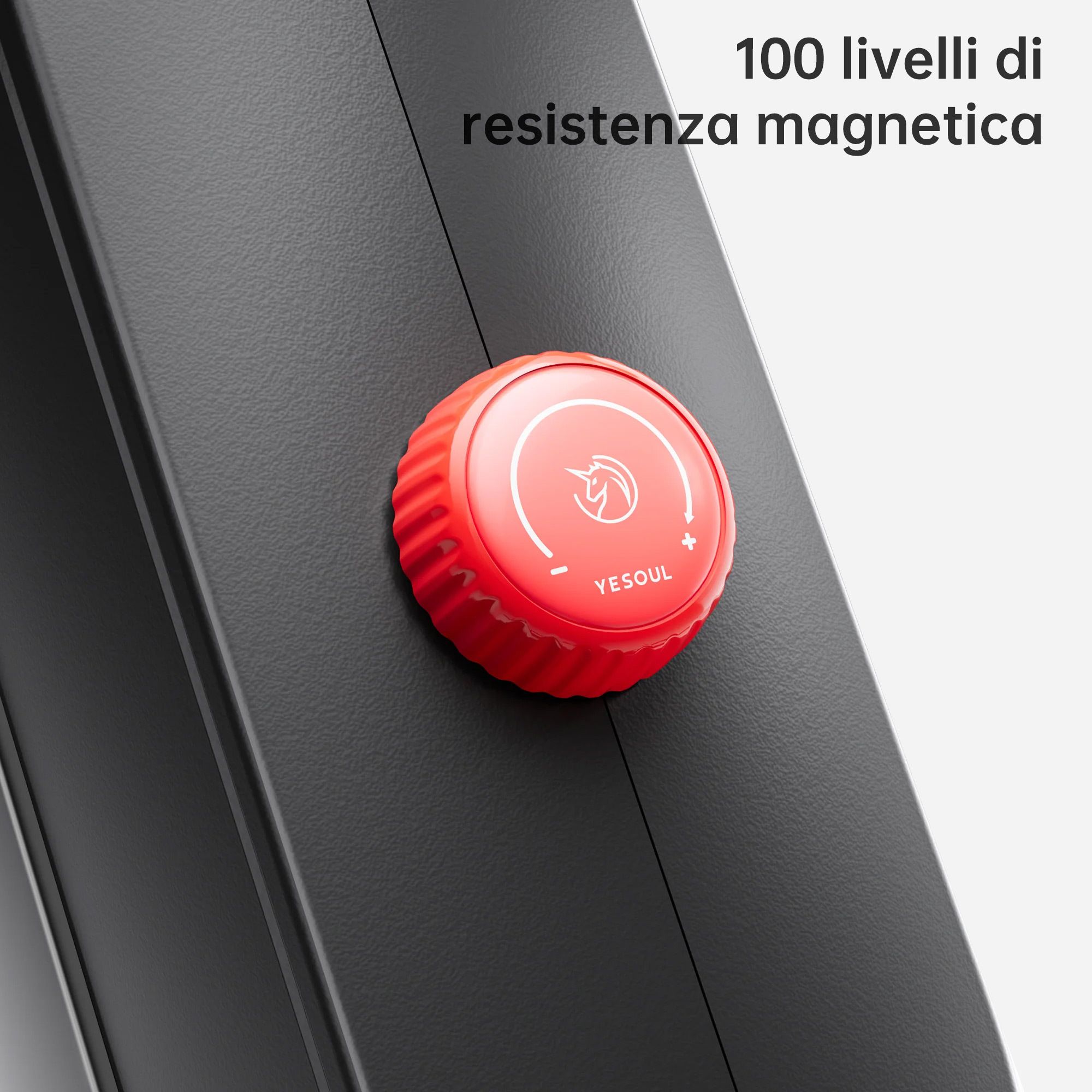 YESOUL R1 Plus vogatore – 100 livelli di resistenza, schermo LED FHD 21,5", pieghevole, compatibile con Kinomap & Zwift