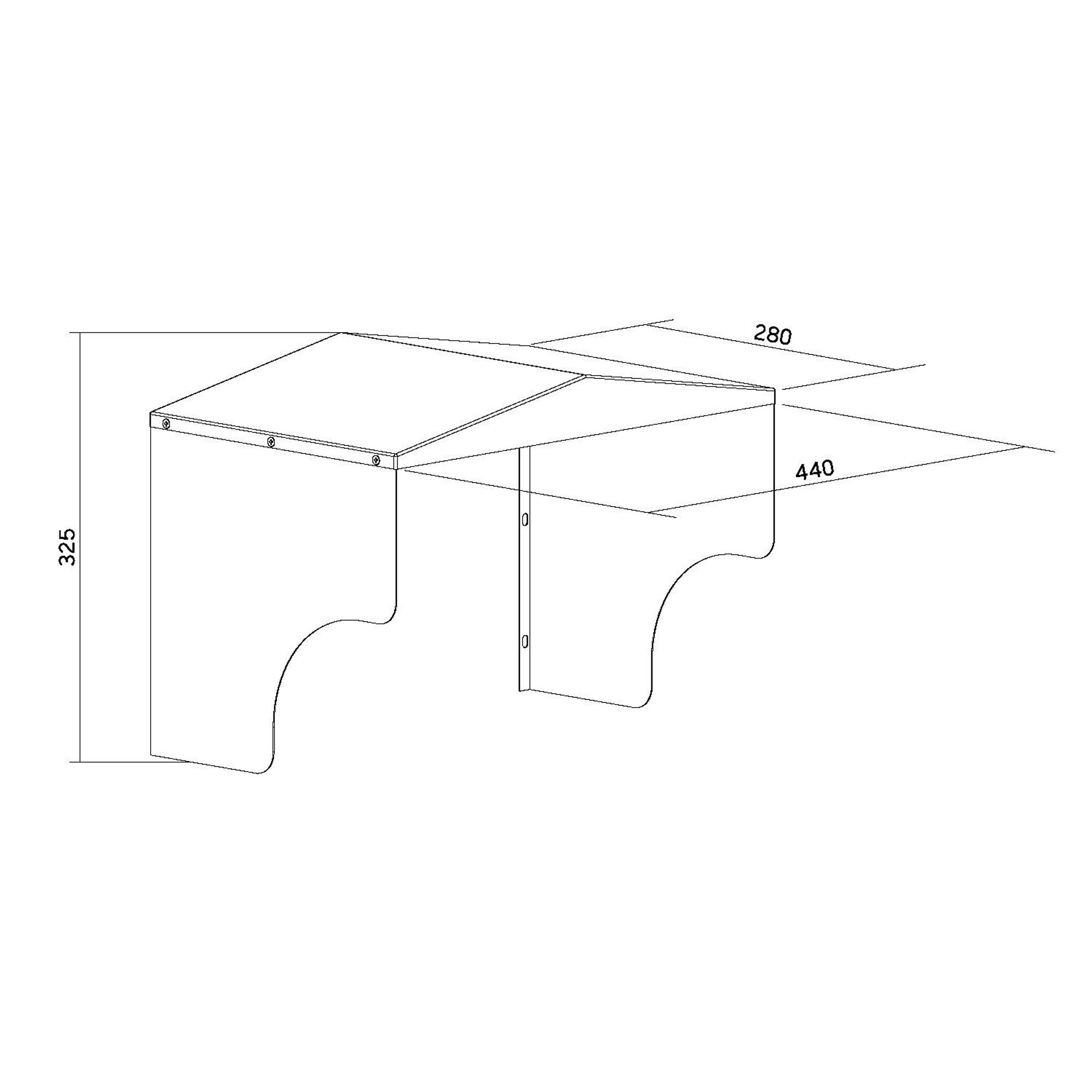 Abdeckung für Maclean-EV-Ladestation, Edelstahl Maße 28 × 32,5 × 44 cm MC-902