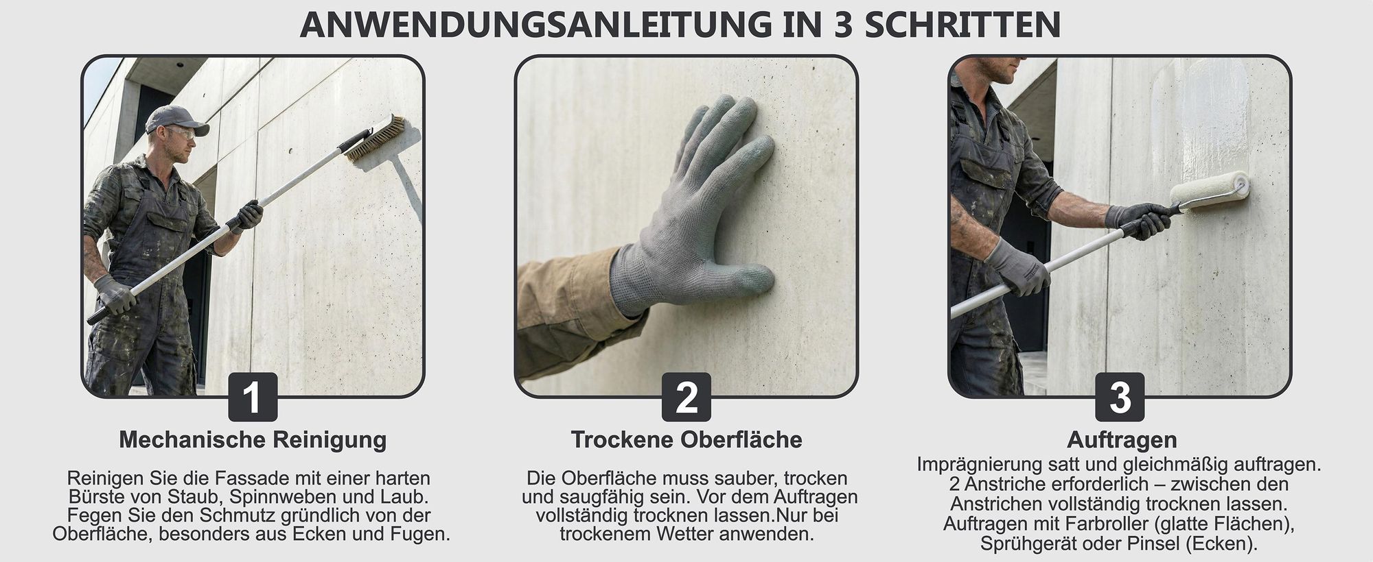 Mauer Fassaden Imprägnierung Fassadenschutz Mauerschutz Abdichtung W870 - 5L