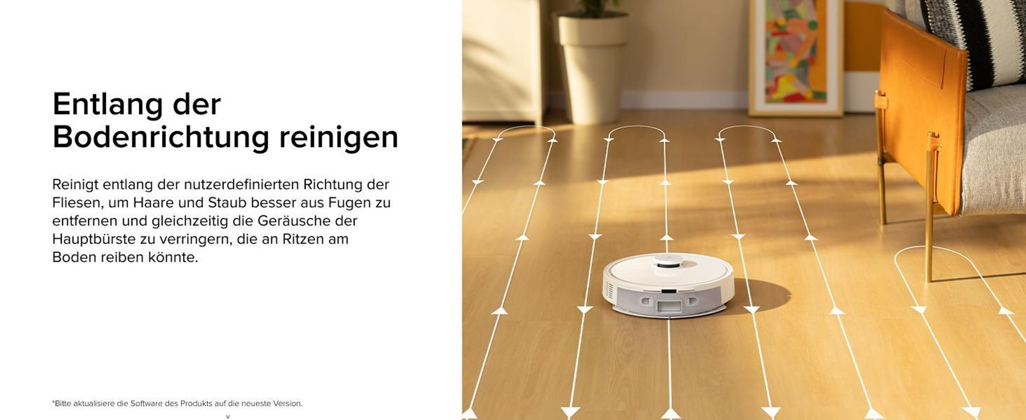 Roborock Q7 BF+ Staubsauger Roboter 8000 Pa(Upgrade von Q7 max+/Q5 Pro+/Q5 Max), Dual Anti-Tangle-System, PreciSense® LiDAR-Navigation, Weiß