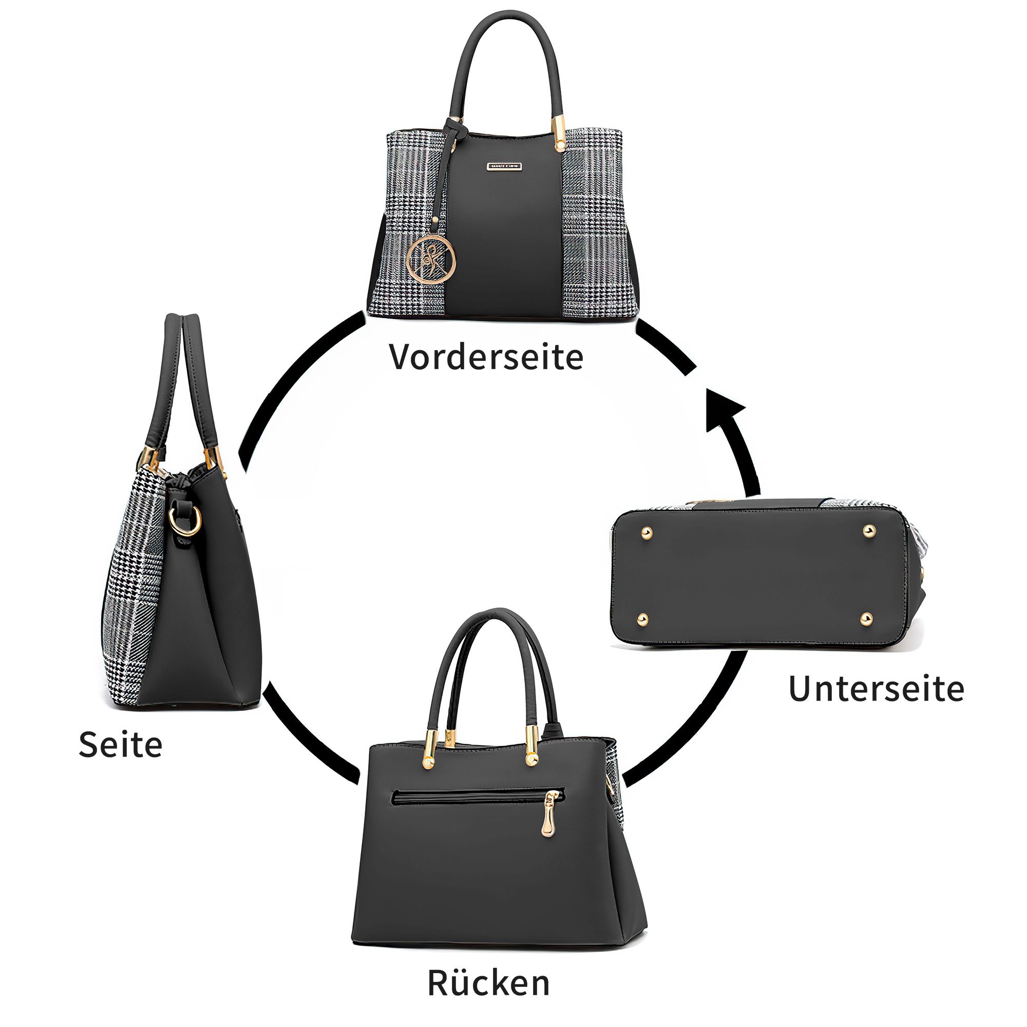 Henkeltasche Henkeltasche Umhängetasche Handtasche