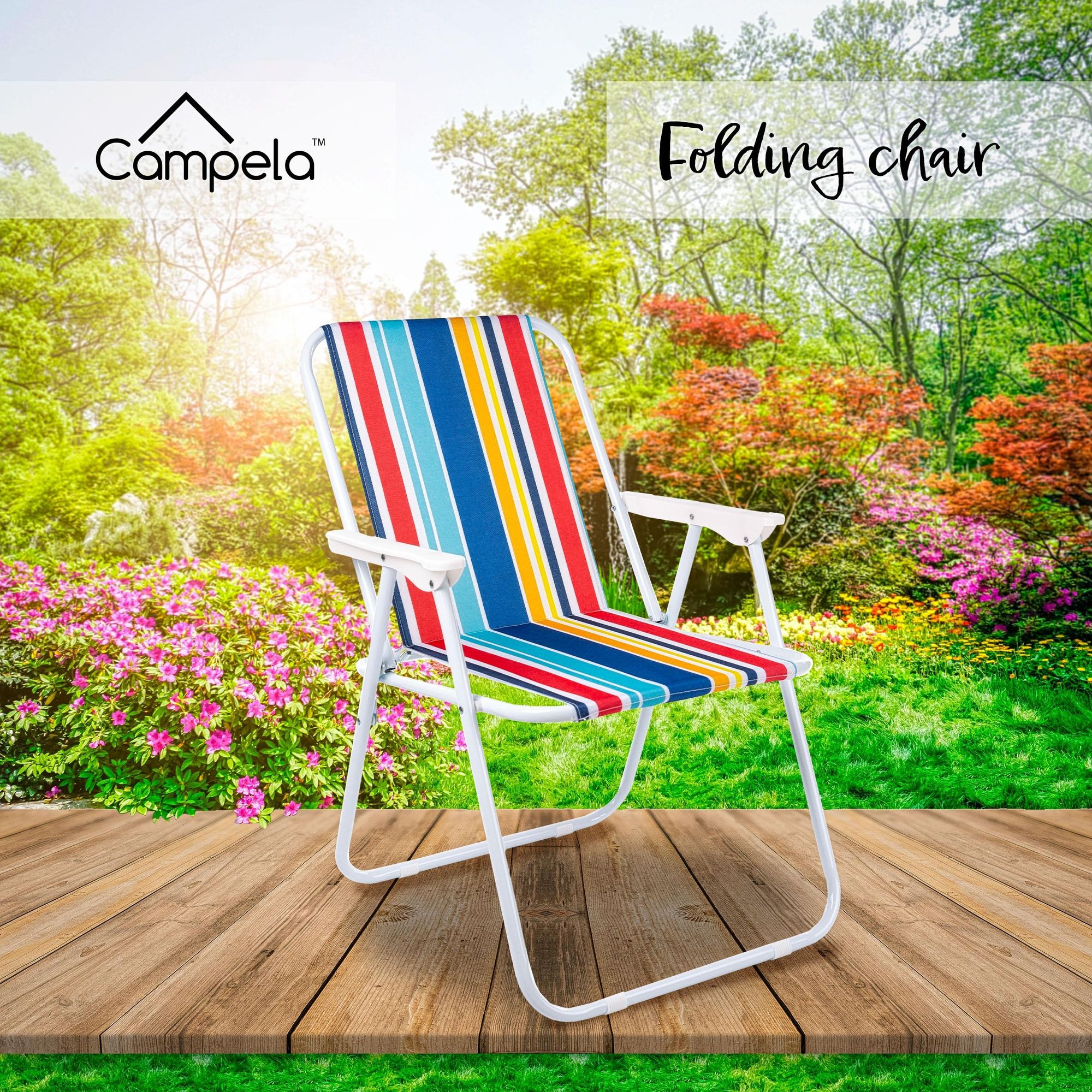 Klappbarer Strand- und Campingstuhl aus Oxford 600D