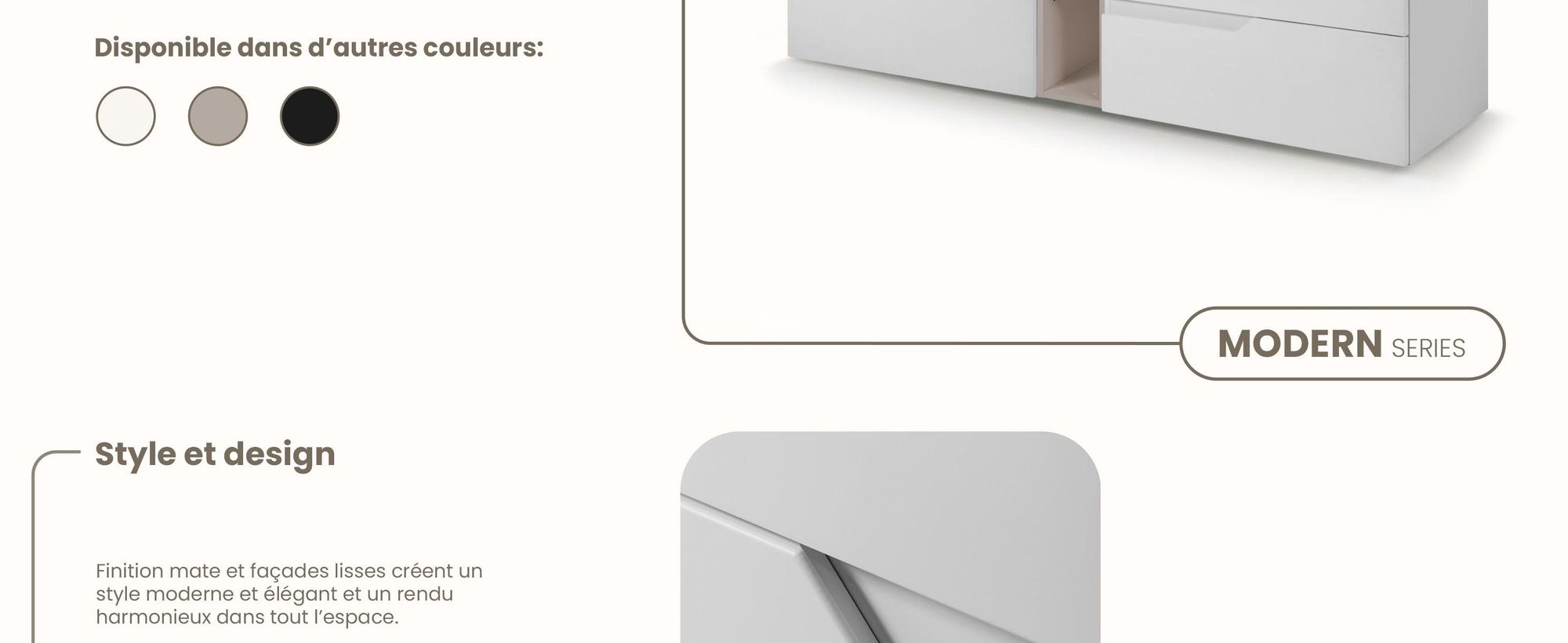 RODAN, meuble de salle de bain, armoire moderne, meuble sous vasque, meuble sous lavabo