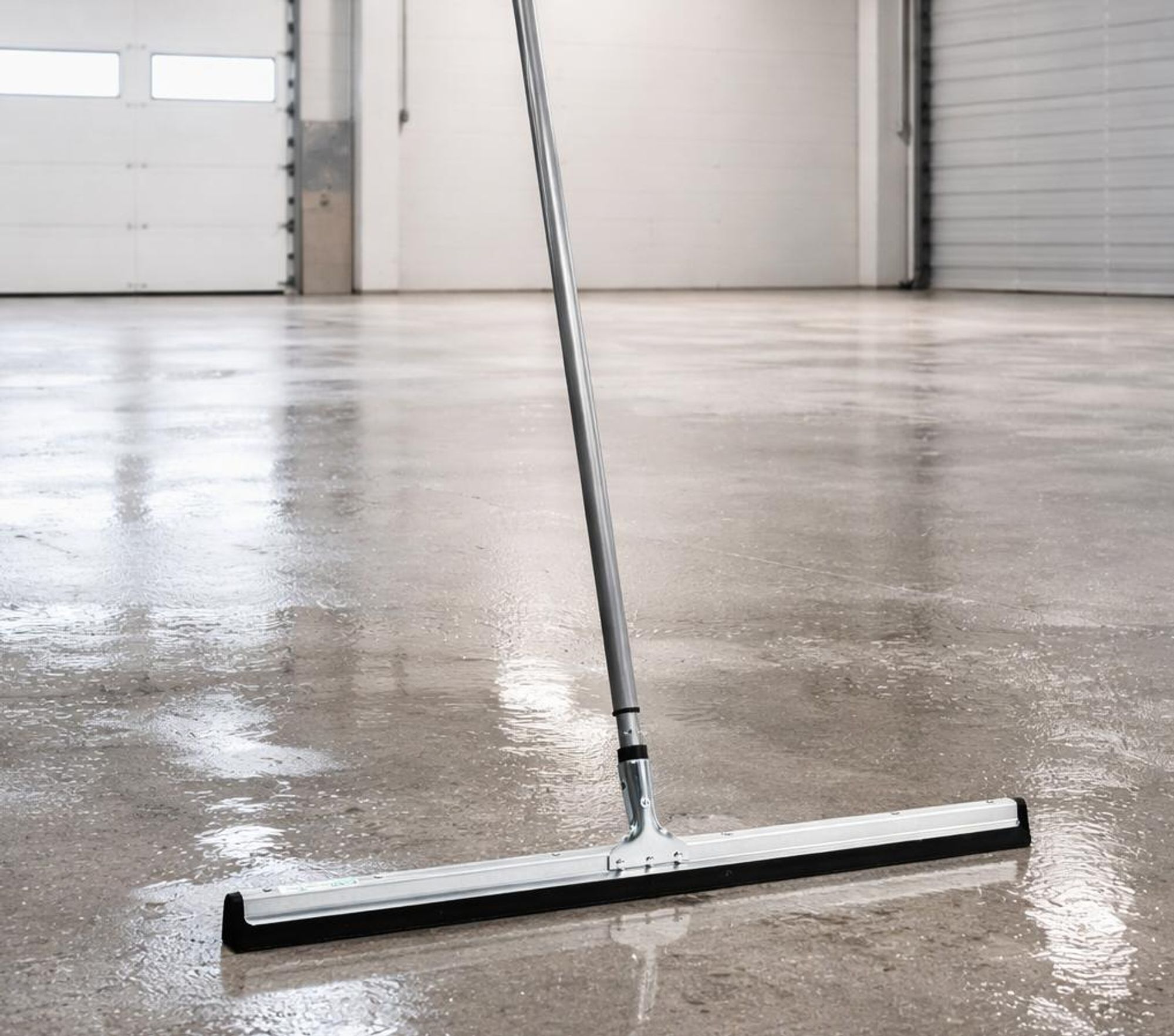 Wasserschieber 75 cm Breit mit Teleskopstiel 200cm Lang verstellbar Gummischieber Abzieher Gummiwischer Wasserabzieher