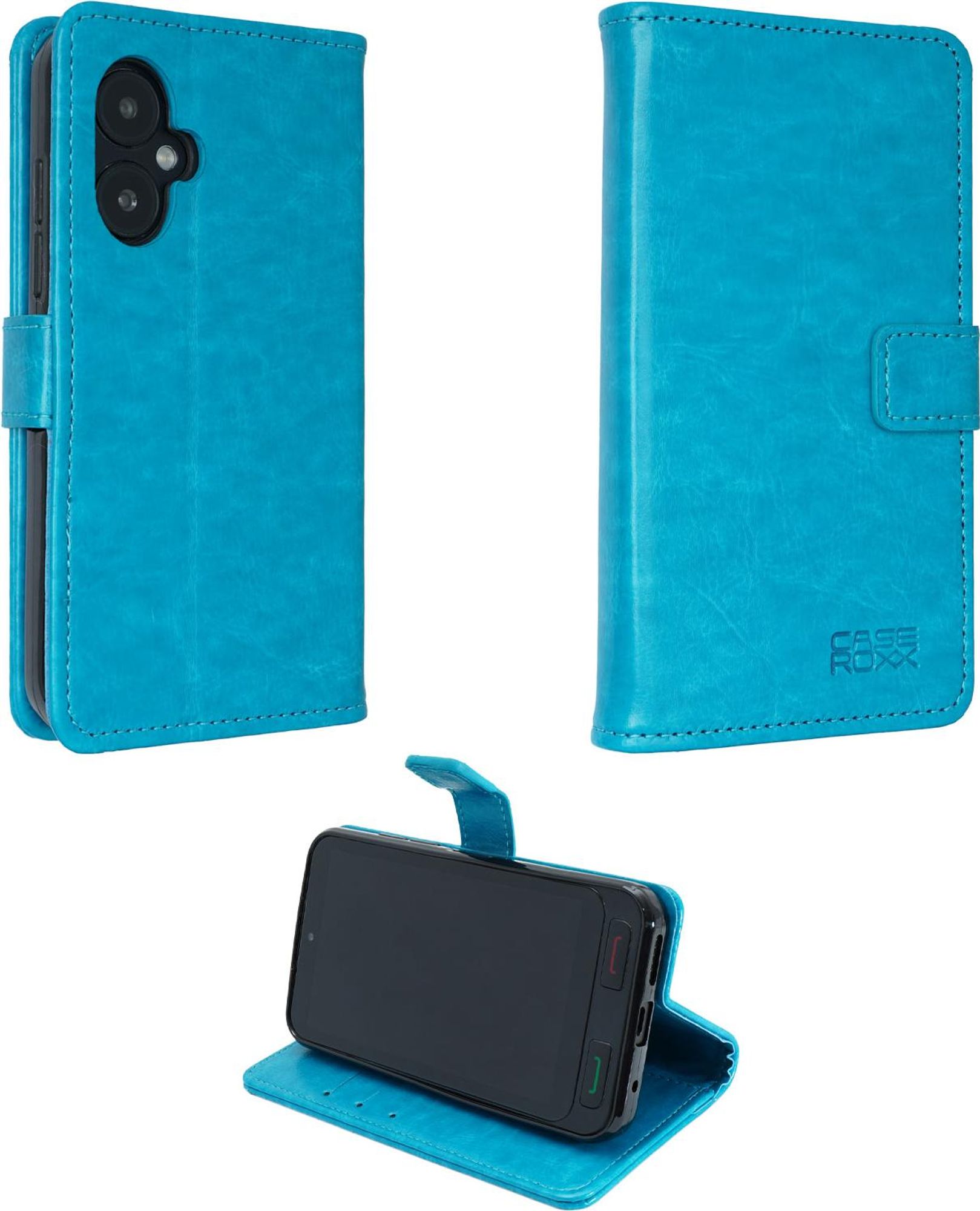 caseroxx Handy Hülle Tasche kompatibel mit SPC Zeus 2 Bookstyle-Case Wallet Case Bild 1