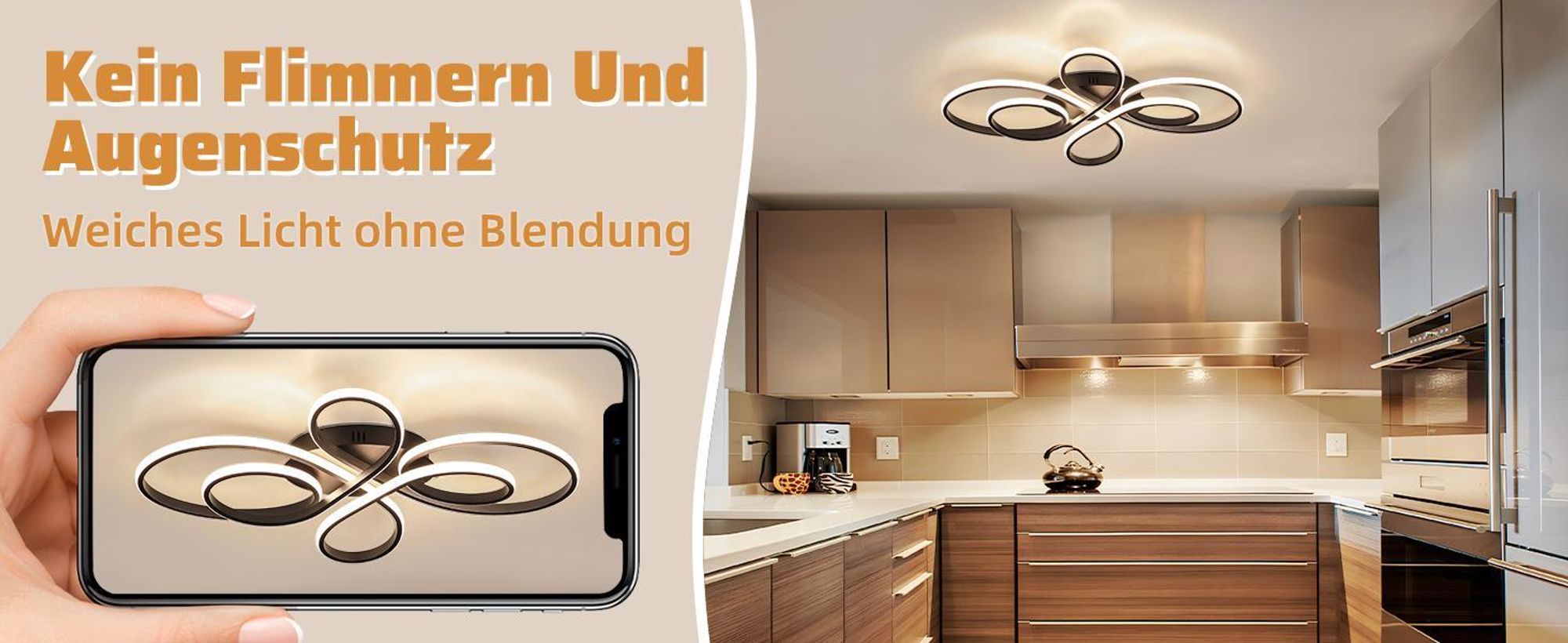 ZMH LED stropní svítidlo 40 cm do obývacího pokoje, 30 W, kuchyňské svítidlo, bílé, moderní svítidlo do obývacího pokoje, teplá bílá, stropní osvětlení do ložnice, předsíně a kuchyně