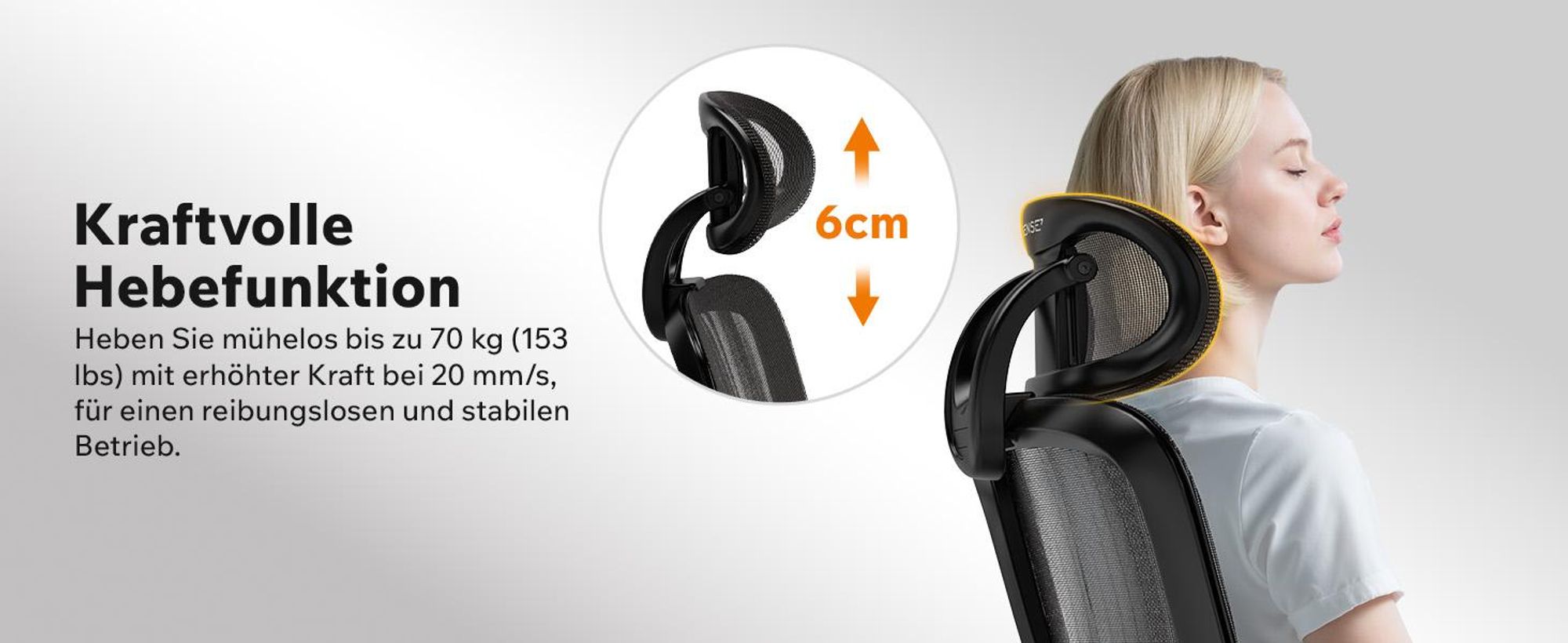 SENSE7 Neyo Ergonomischer Bürostuhl Schreibtischstuhl Schwarz Voll-Mesh 3D-Armlehnen Kopfstütze Synchronmechanik Homeoffice Chefsessel 140 kg