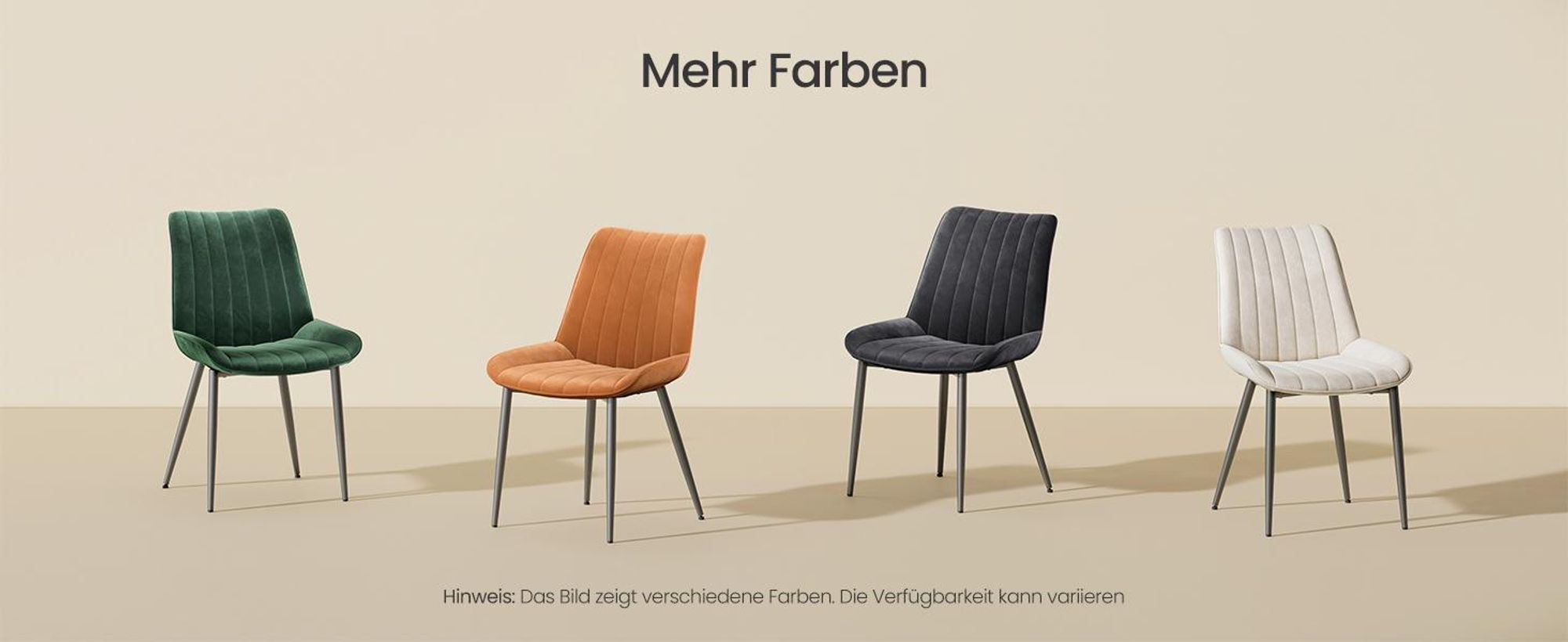 SONGMICS Esszimmerstuhl 2er Set, Küchenstuhl, Polsterstuhl, bis 120 kg belastbar