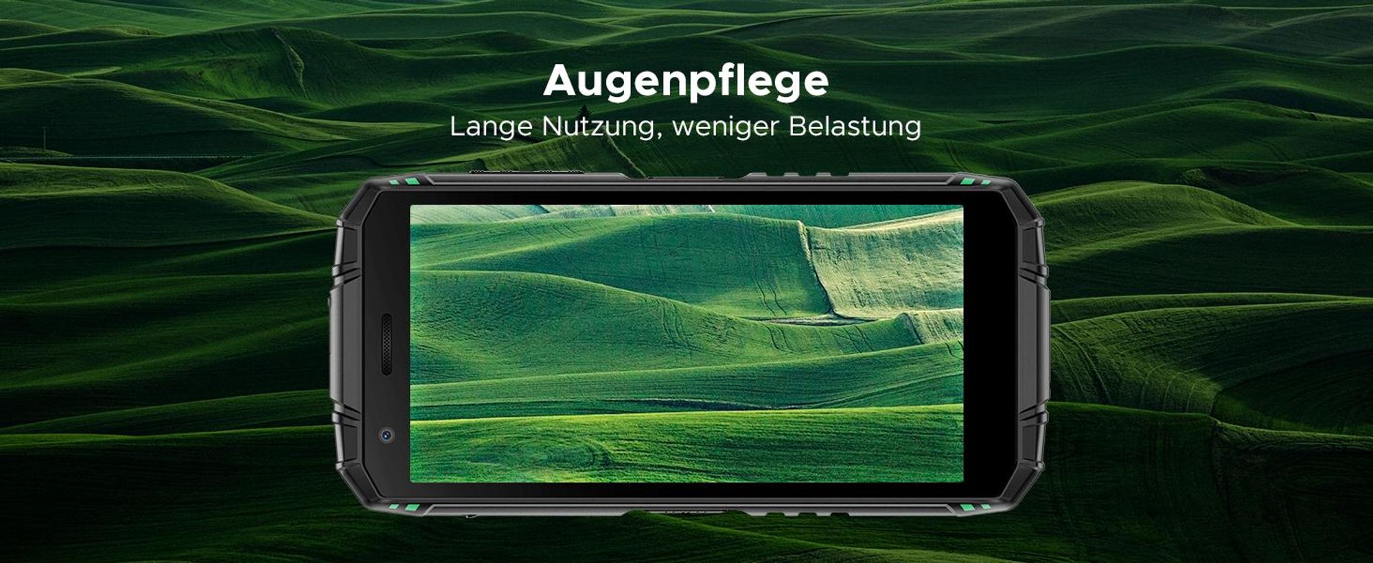 DOOGEE Fire 3 Outdoor Smartphone Handy, 4G, Android 16, IP68/IP69K, 5,5" HD+, 8350mAh, 12+64GB, 13MP, NFC, Gesichtserkennung, ohne Vertrag