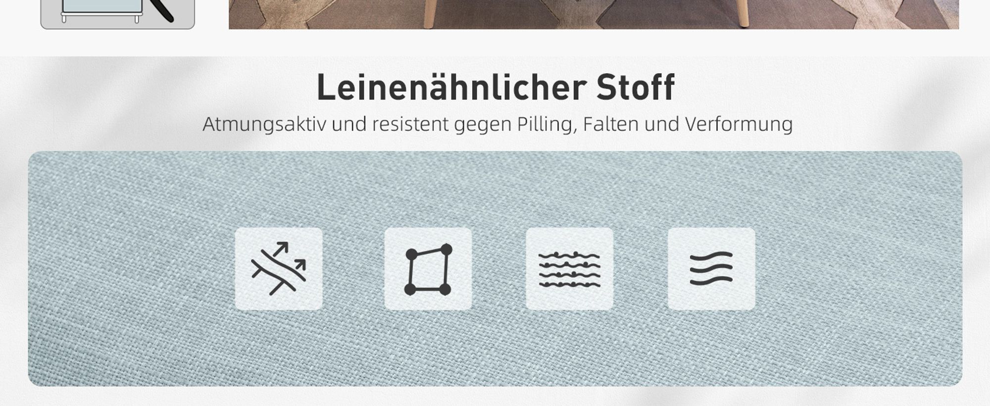 HOMCOM Sofa 2-Sitzer Stoffsofa Couch Polstersofa Loungesofa breit Hellgrün