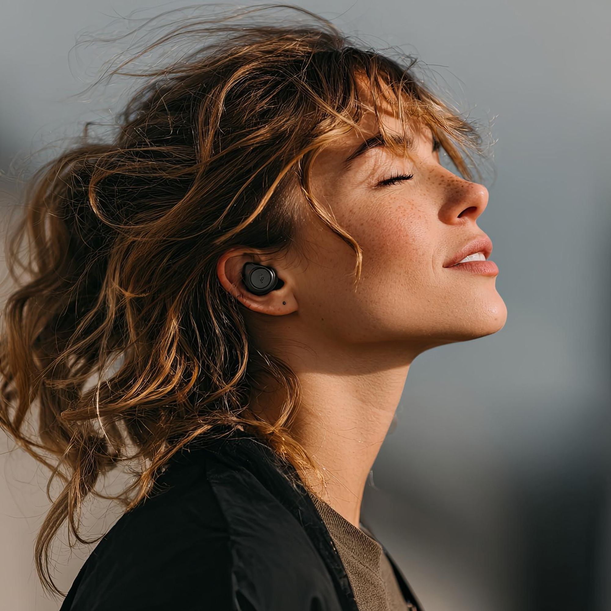 TWS Bluetooth In-Ear-Kopfhörer mit Ladestation und Integriertem Mikrofon Touch-Technologie Kabellose Ohrhörer True Wireless Stereo BT5.1 Ladebox mit Display Schwarz