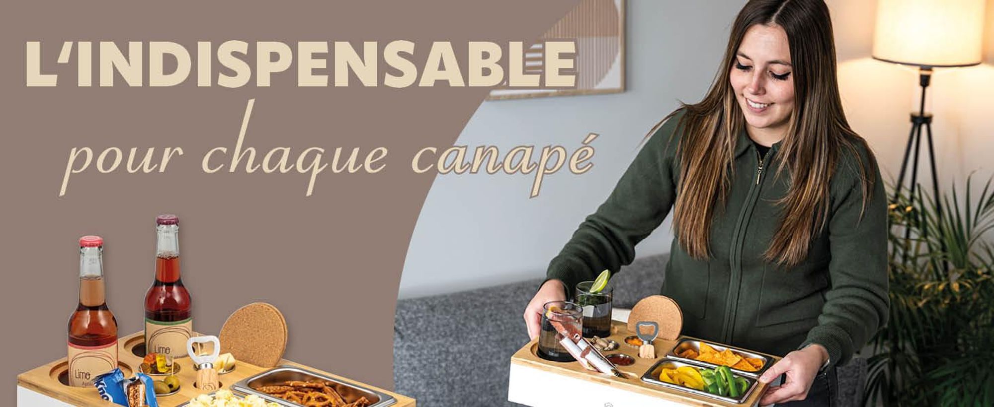 Canapé-bar dans le salon