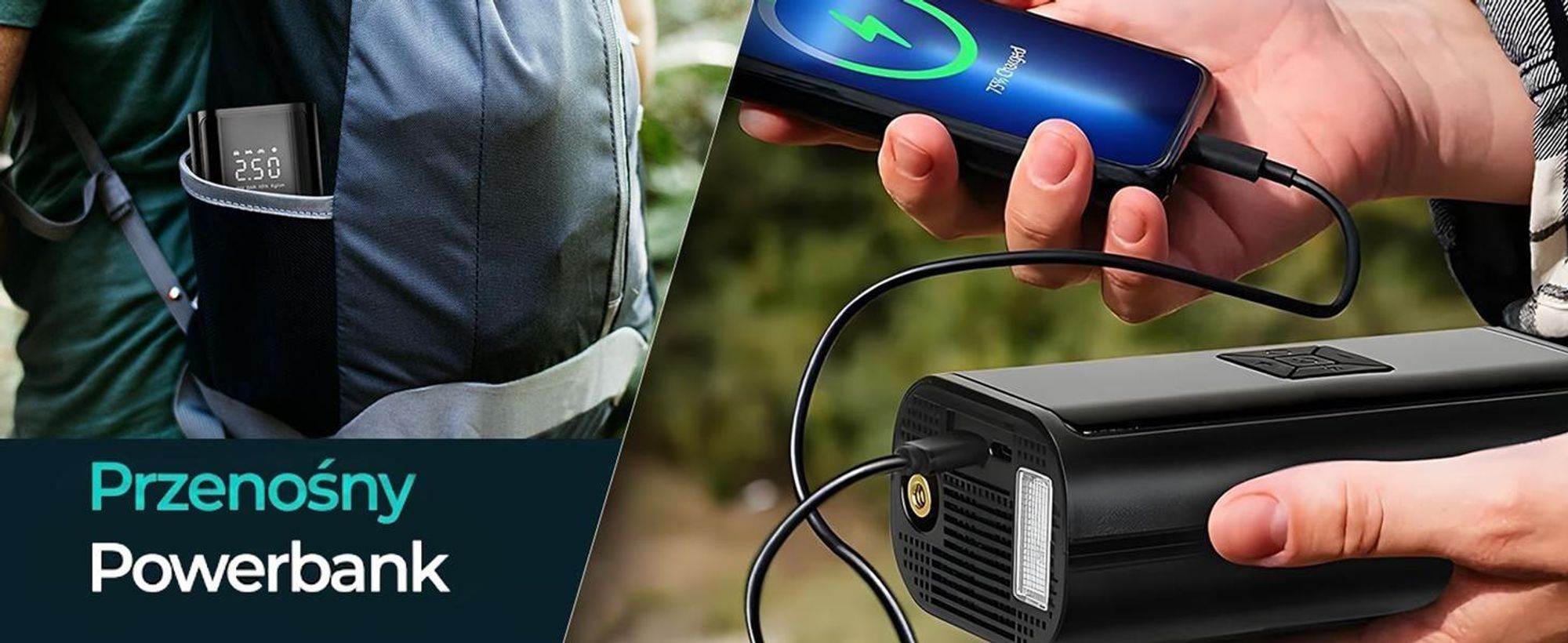 Kompresor powietrza Olvy 7000 mAh, mini pompka do opon, elektryczna pompka rowerowa, elektryczna pompka powietrza, mini kompresor do piłek rowerowych samochodowych