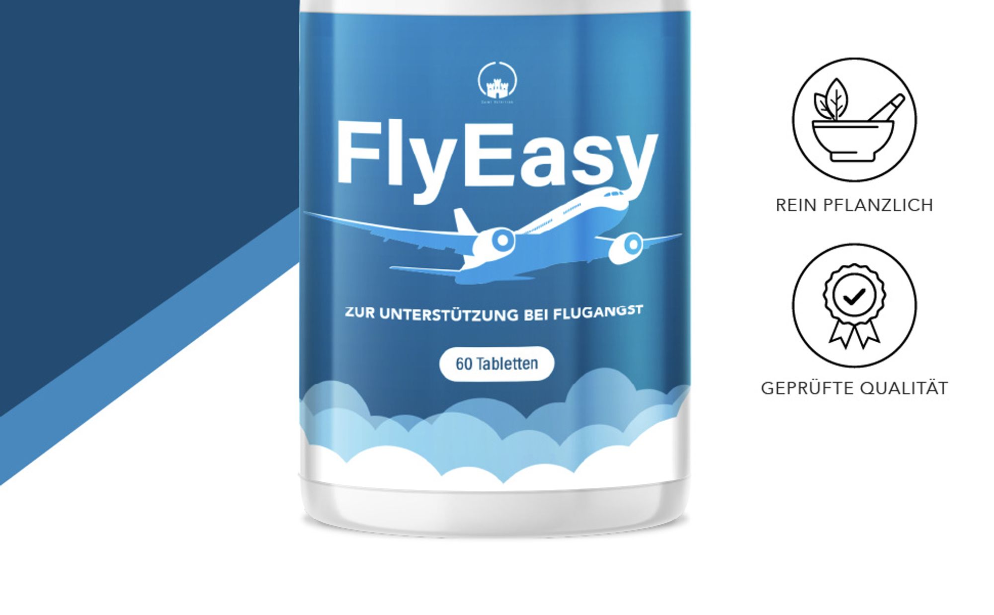 Saint Nutrition® FlyEasy – gegen Flugangst - Für entspannte Flüge – das Reise und Travel Gadget für Ihr Wohlbefinden – gegen Übelkeit & Angst