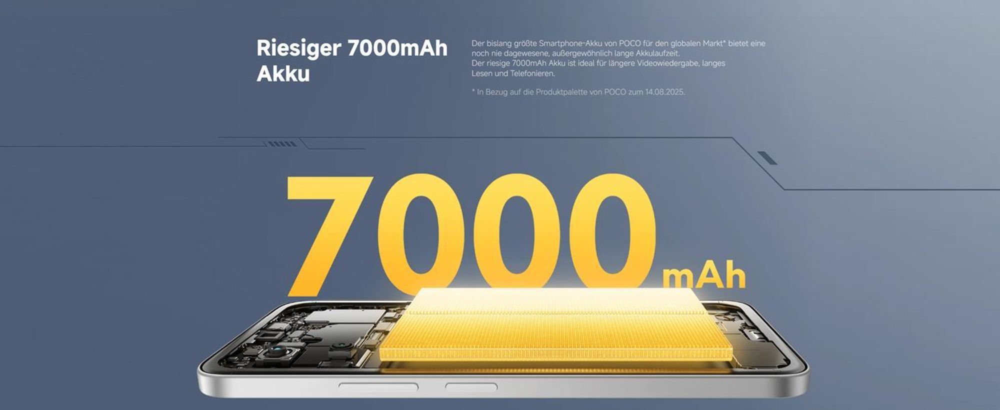 Xiaomi POCO M7 4G 8GB/256GB Blau (Blue) Dual-SIM