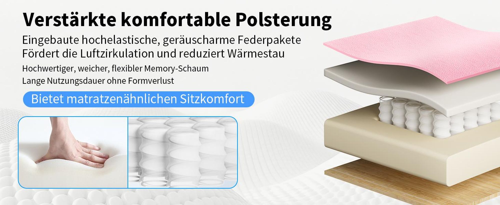 HOFFREE Massage-Bürostuhl mit Wärme & 7 Vibrationspunkten, 180° neigbar, Fußstütze, 200 kg Tragkraft, Chefsessel für große Personen, Pink
