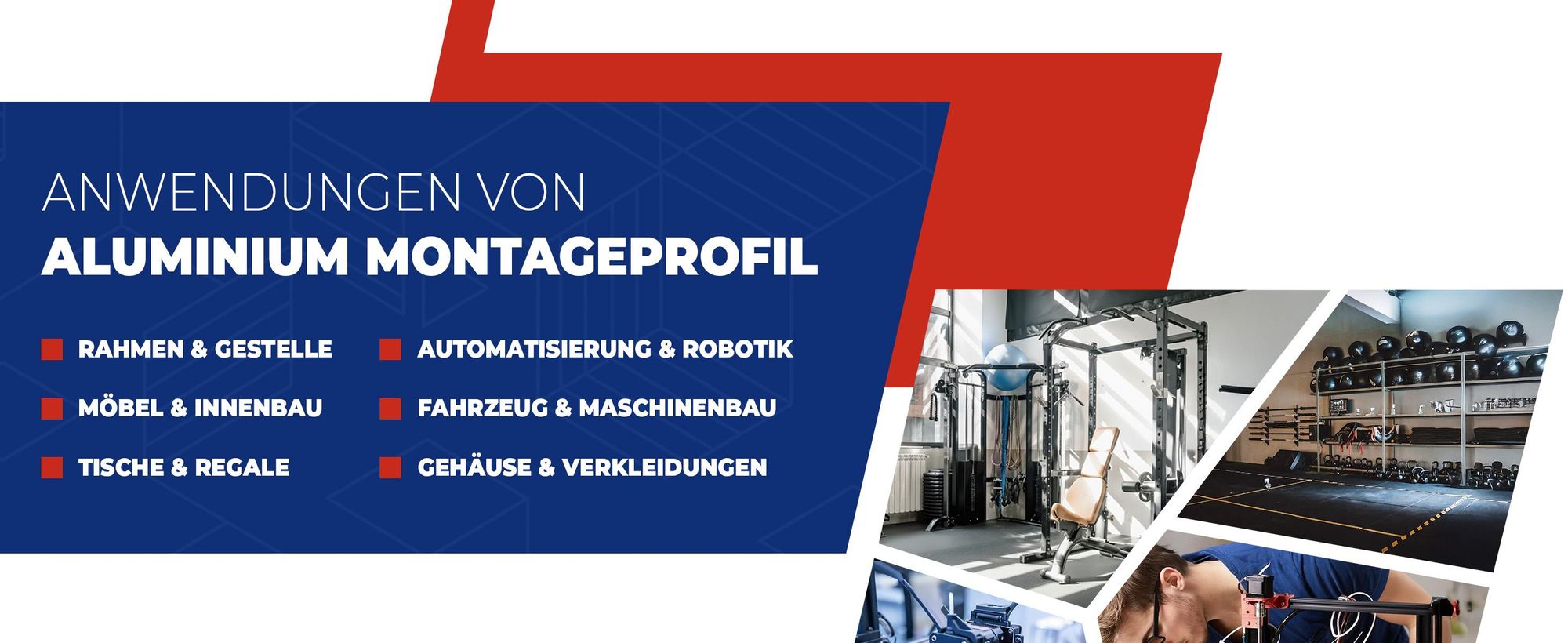Konstruktionsprofil, Alu profil, Aluminium, Aluminium Profil, Montageprofil, 20x20