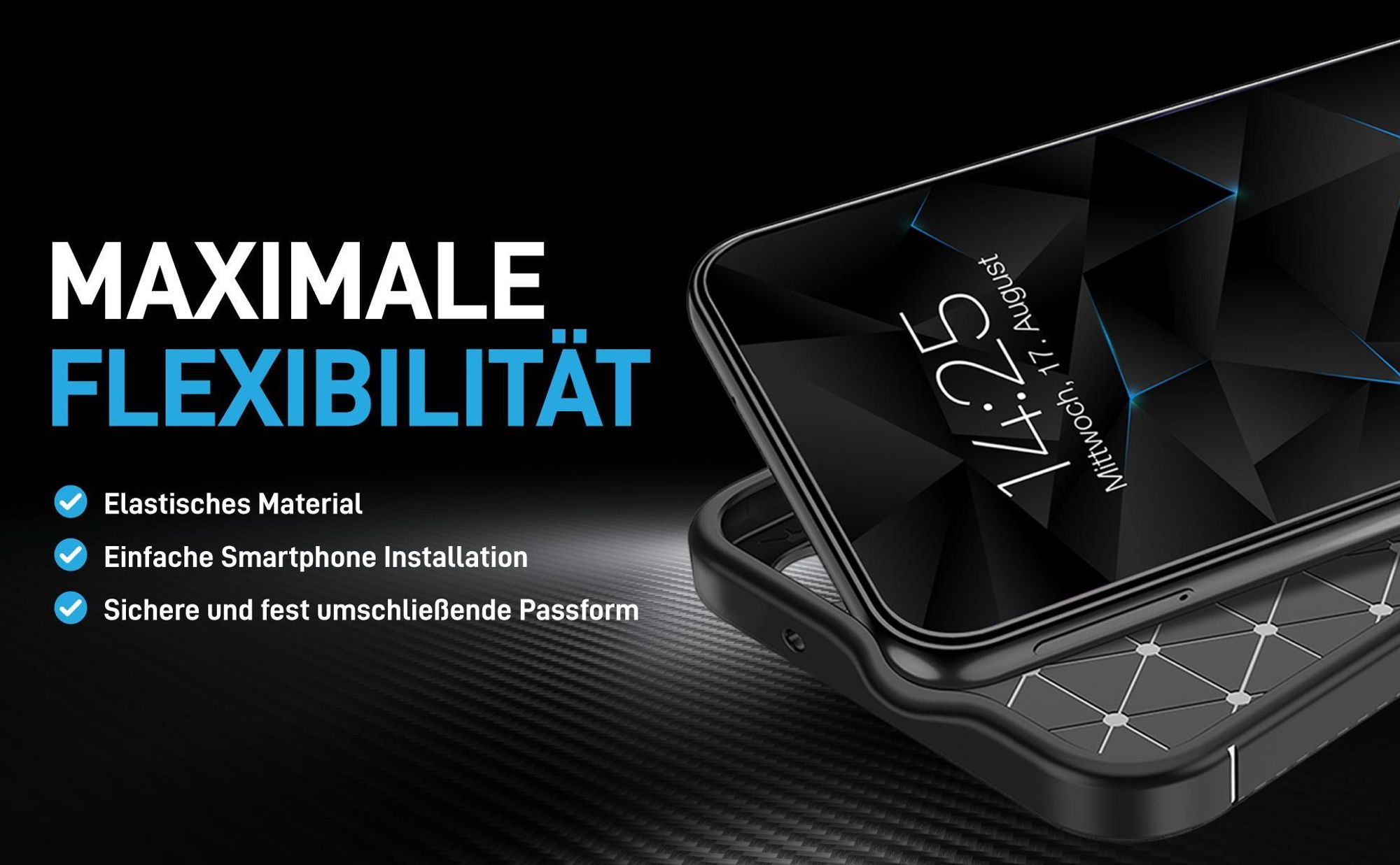Flexbiles Smartphone Cover für Samsung Galaxy S22 mit perfekter Passform