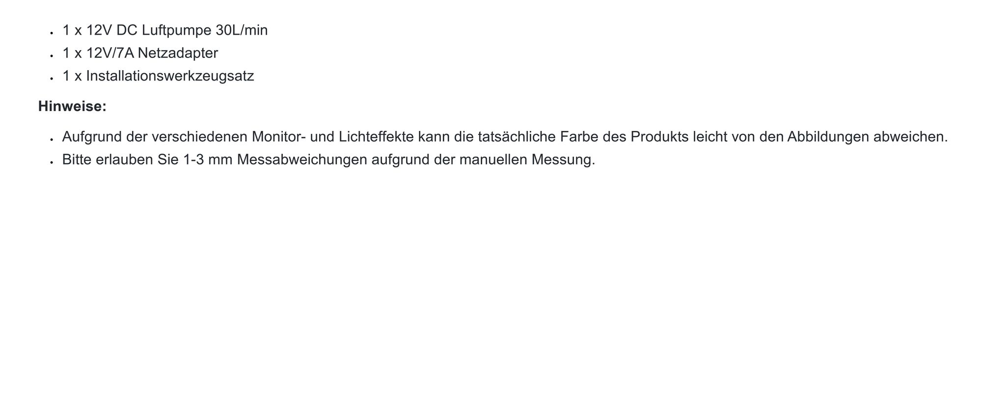 SCULP FUN S9 PRO Zubehör-Air Assist Kit: 12V, Automatic, 30L/Min, Einfach zu installieren