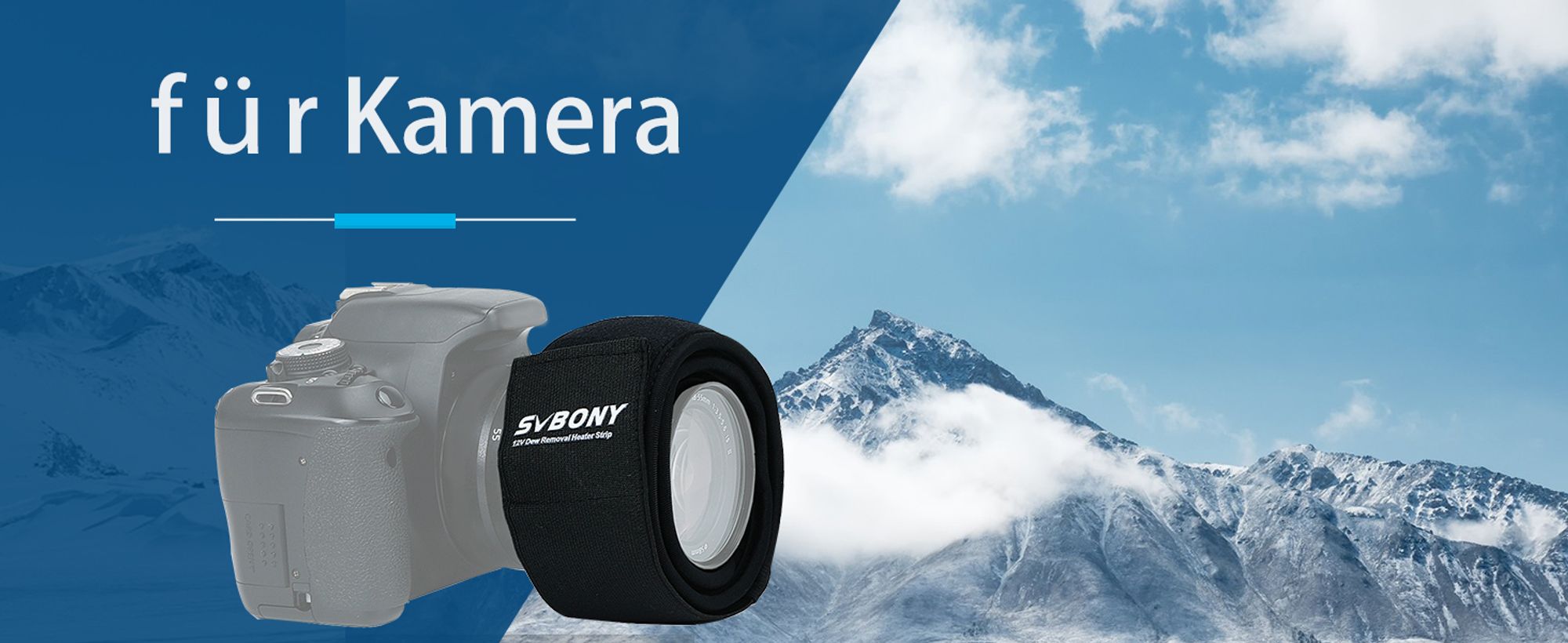 Svbony SV192 Objektiv Wärmer Heizband, Objektivheizungswärmer Tau, 560mm 12V Temperaturregler Universeller Tauheizstreifen für Teleskopkamera