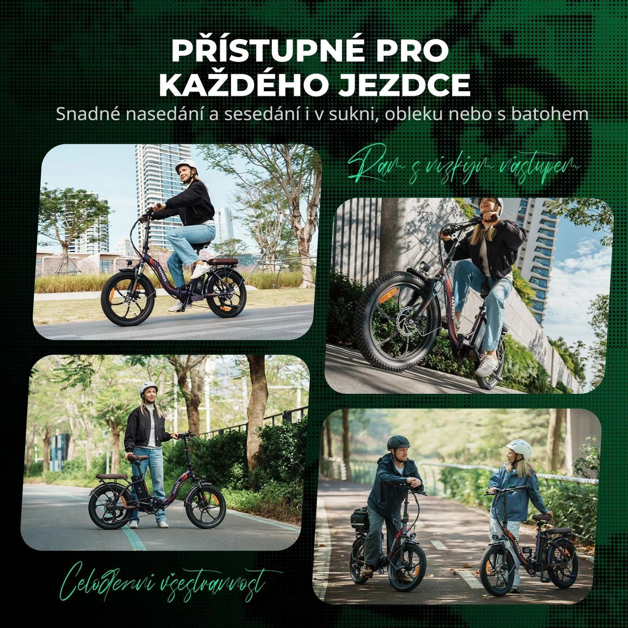Elektrokolo FAFREES F20 Pro - Motor 250W Baterie 36V20Ah Pneumatiky 20" Mechanické Kotoučové Brzdy - Modrá Aurora