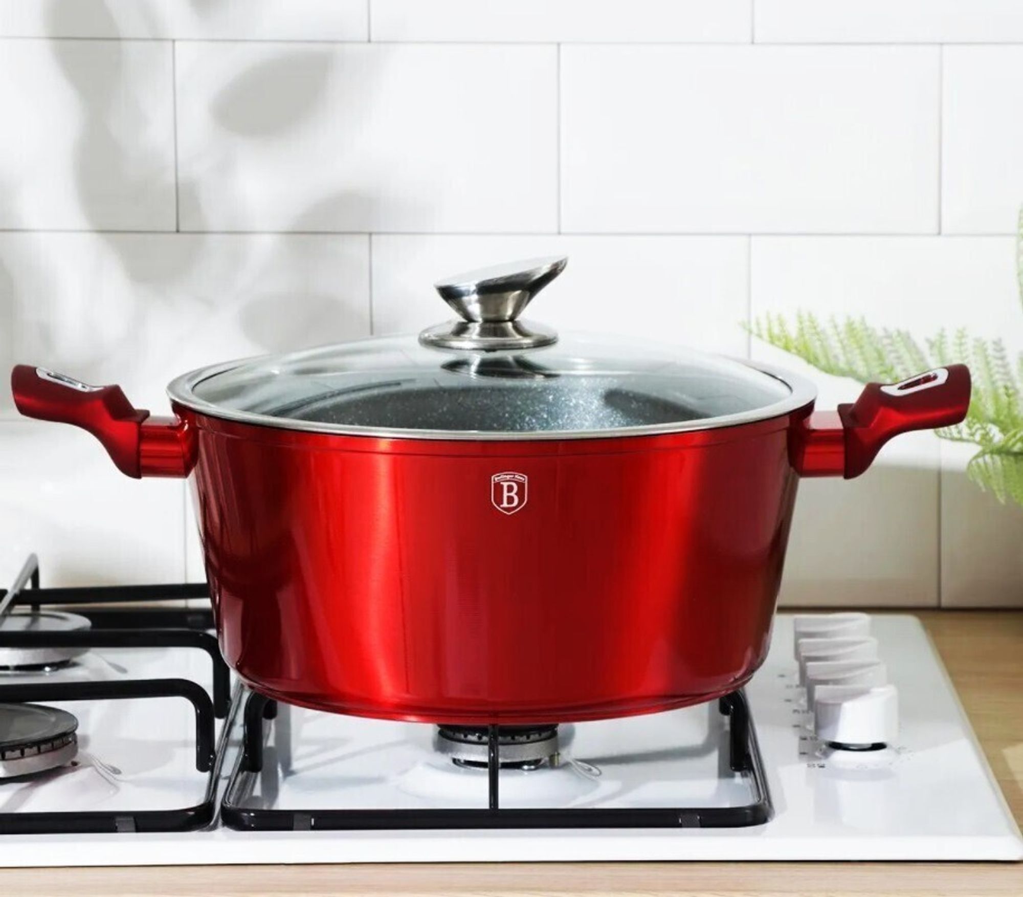 Berlinger Haus Granitbräter BH-6192 30 cm Burgundy