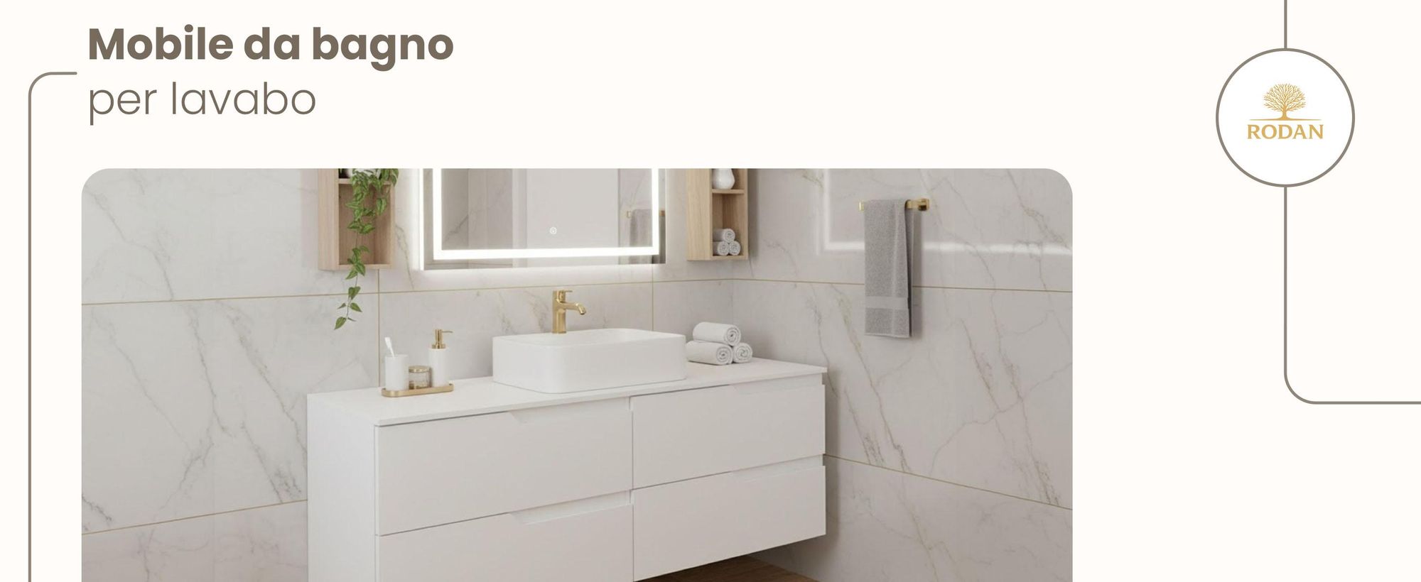 RODAN, mobile bagno, mobile sotto lavabo, mobile bagno moderno, mobili per il bagno