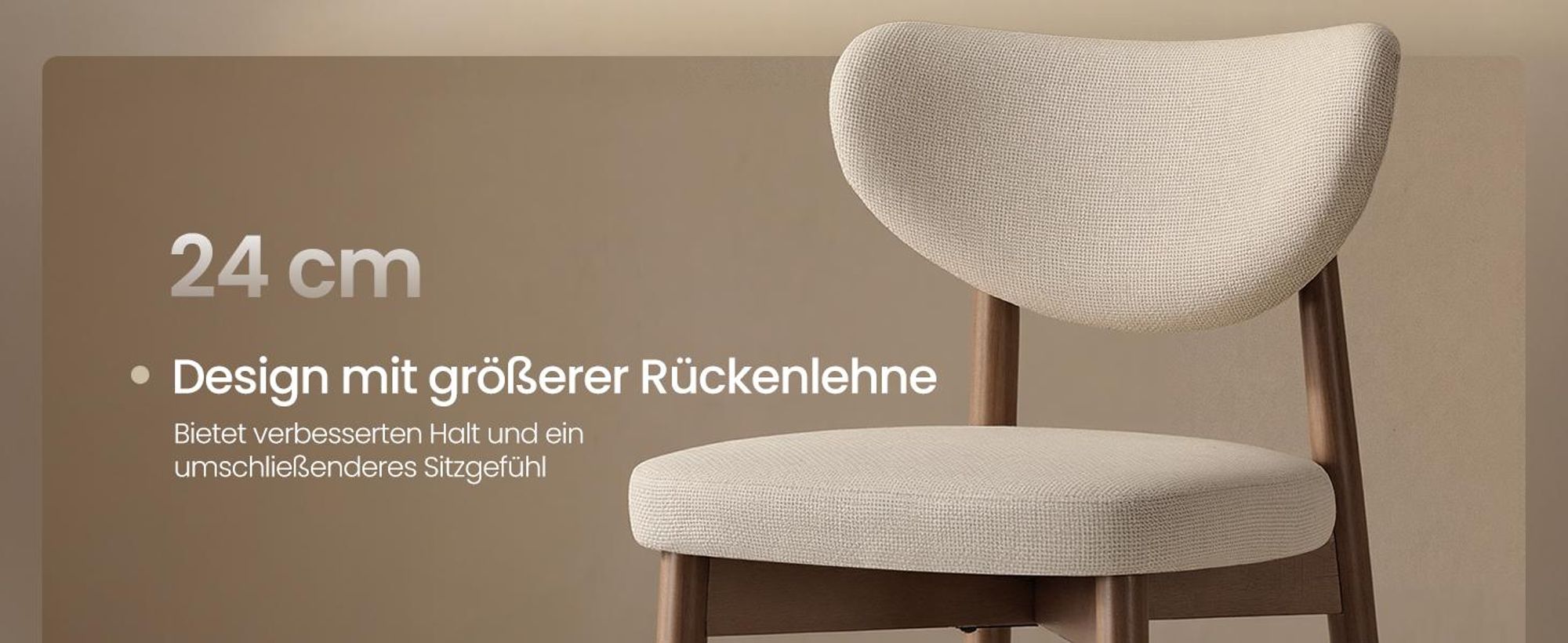 VASAGLE Barhocker 2er Set in Leinenoptik, mit Rückenlehne und Massivholzbeinen, 50 x 51,5 x 95,5 cm, Hellbeige