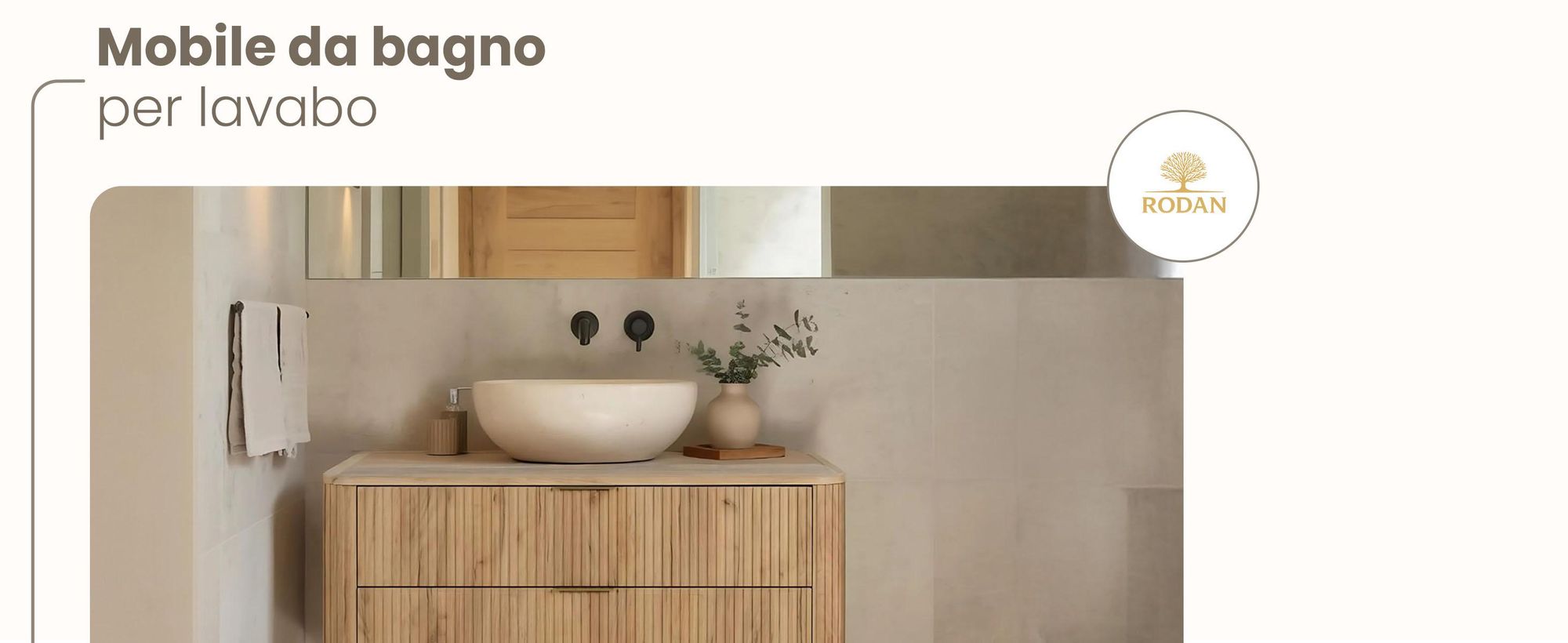 Mobile da bagno 120 CM Marrone opaco MDF
