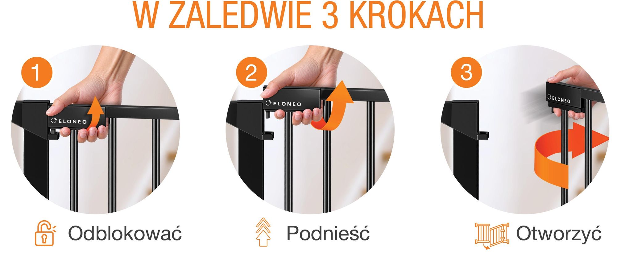 ELONEO, kratka ochronna przed kominkiem, wysokość 75 cm, metalowa kratka ochronna z zabezpieczeniem, ochrona przed dziećmi, barierka schodowa, barierka drzwiowa, barierka dla psów