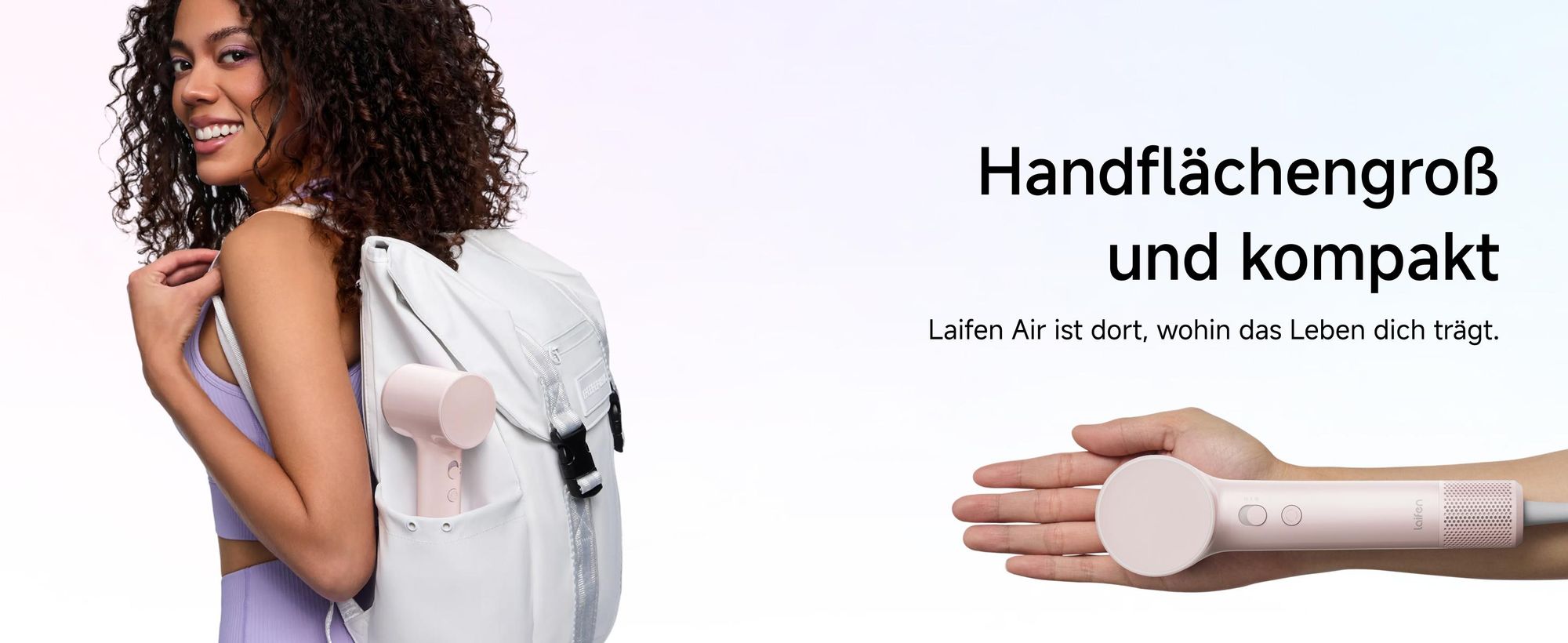 Laifen Air High-Speed Haartrockner 110.000 U/min Föhn mit intelligenter Temperaturkontrolle, Anti-Frizz Ionen, 280 g leicht