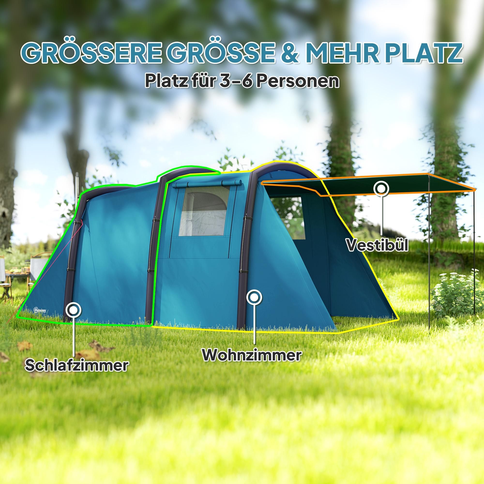 tunnelzelt familienzelt UPF50