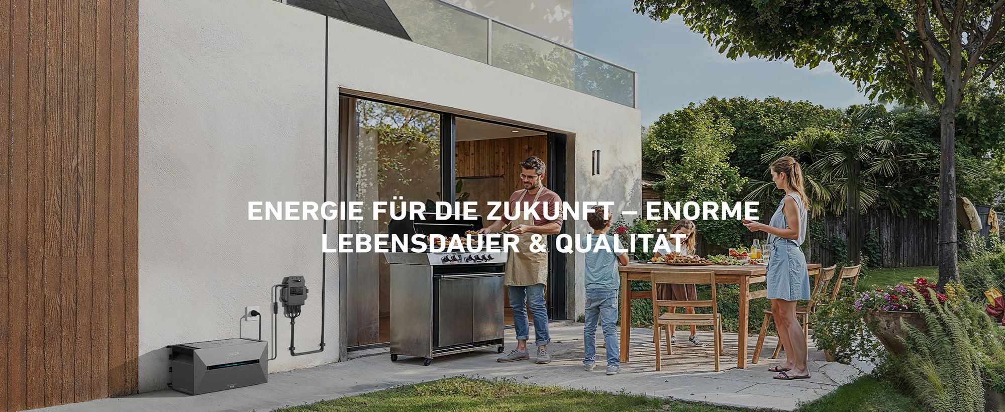 Balkonkraftwerk Anker SOLIX E1600 PRO Solarspeicher für  Balkonkraftwerk Solarbank