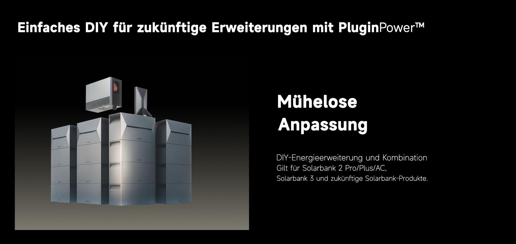Anker SOLIX Solarbank Power Dock  mit Anker SOLIX Solarbank 3 E2700 Pro