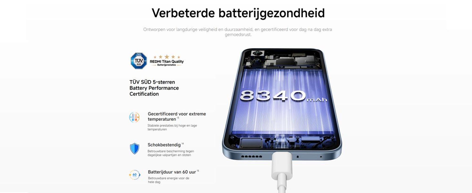 Xiaomi Redmi Note 17 Pro 5G smartphone, 8/512GB, 6,83 inch scherm, 8340mAh batterij, blauw